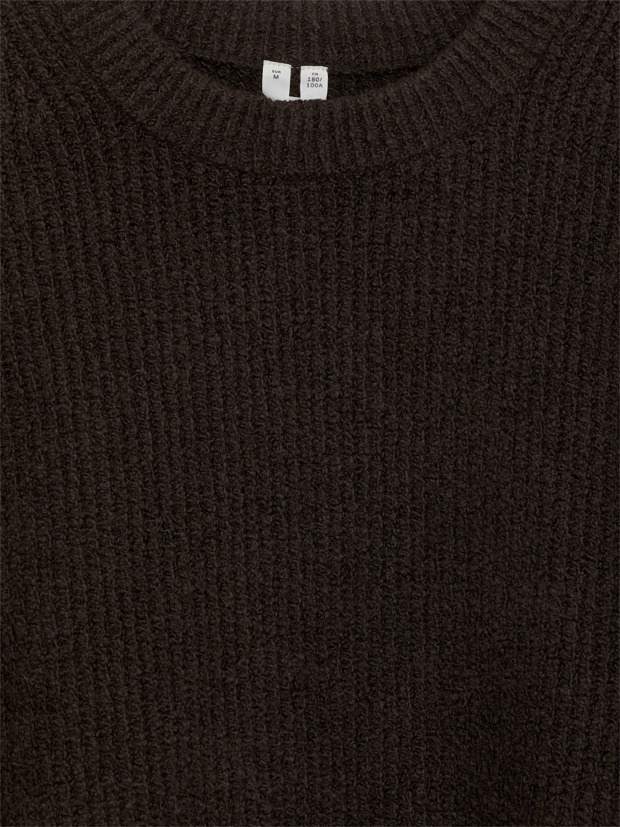 Sweter z mieszanki bawełny - Ciemnobrązowy - Fason normalny - Men - StillMedia/DescriptiveDetail - 1