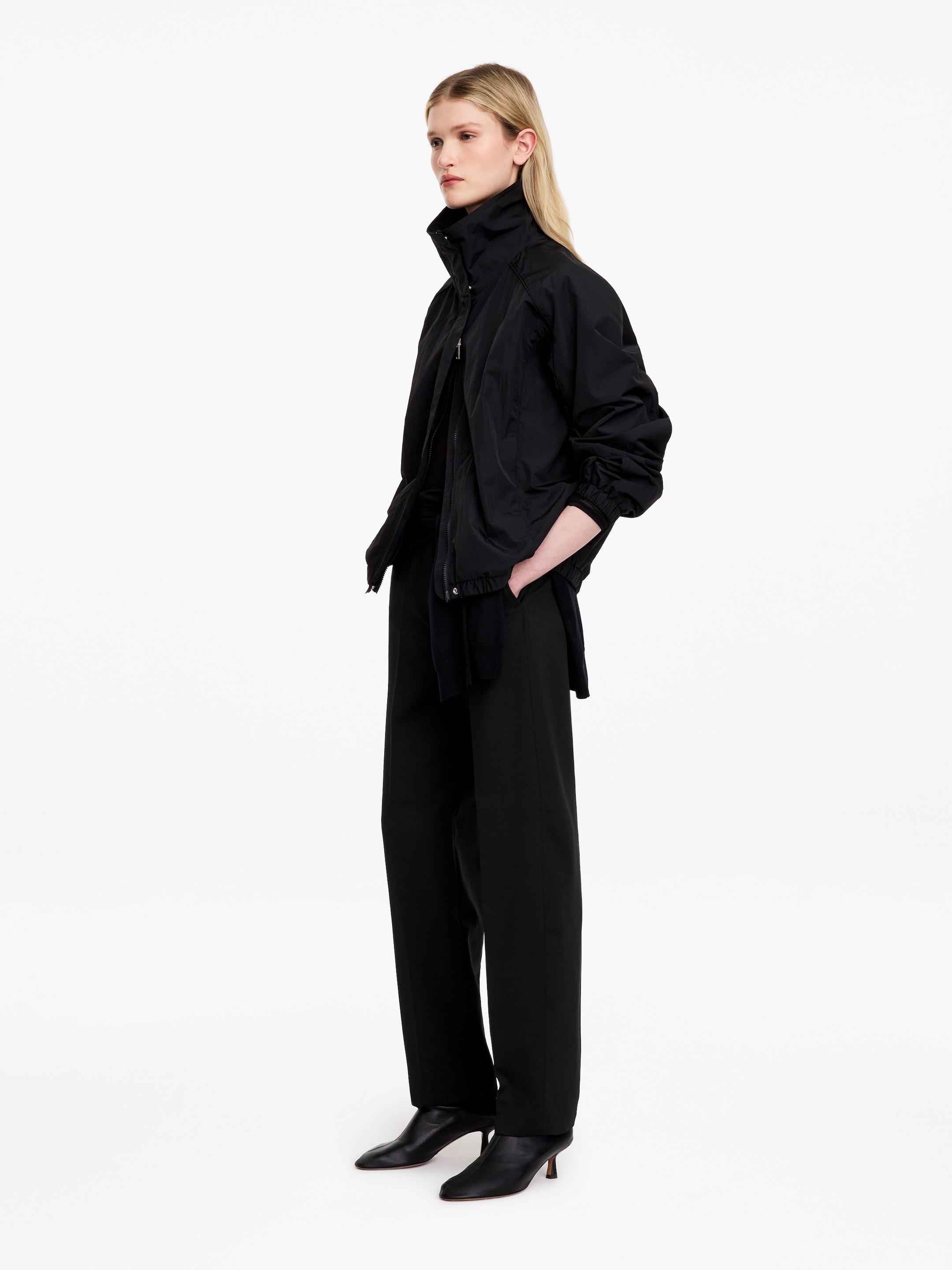 Press Crease Trousers-Black-17037
