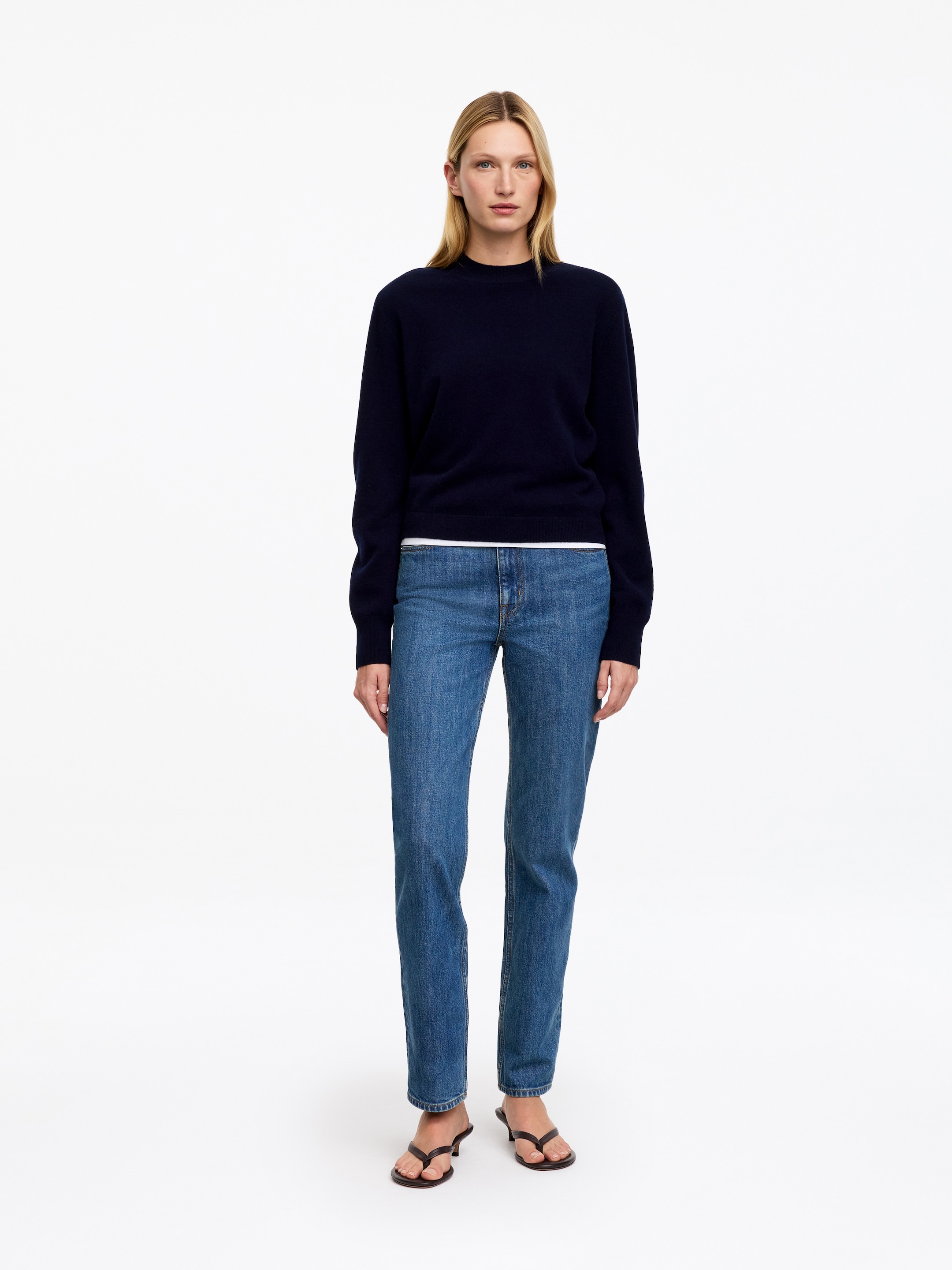 Jade Long Slim Jeans-Blue-20234