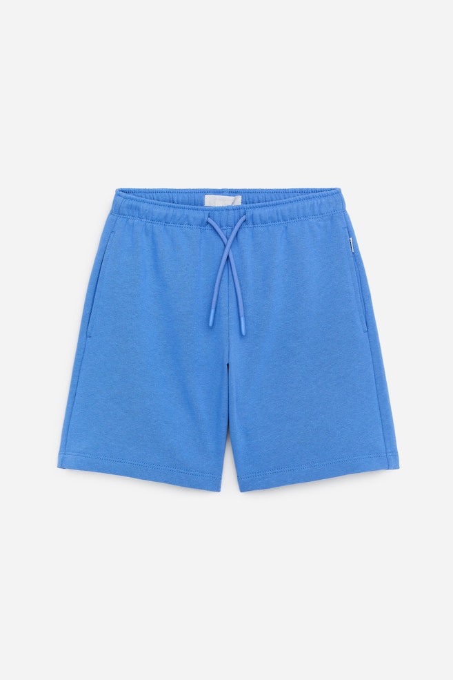 Shorts in maglia - Blu polvere/Verde kaki/Grigio mélange/Ruggine - 1