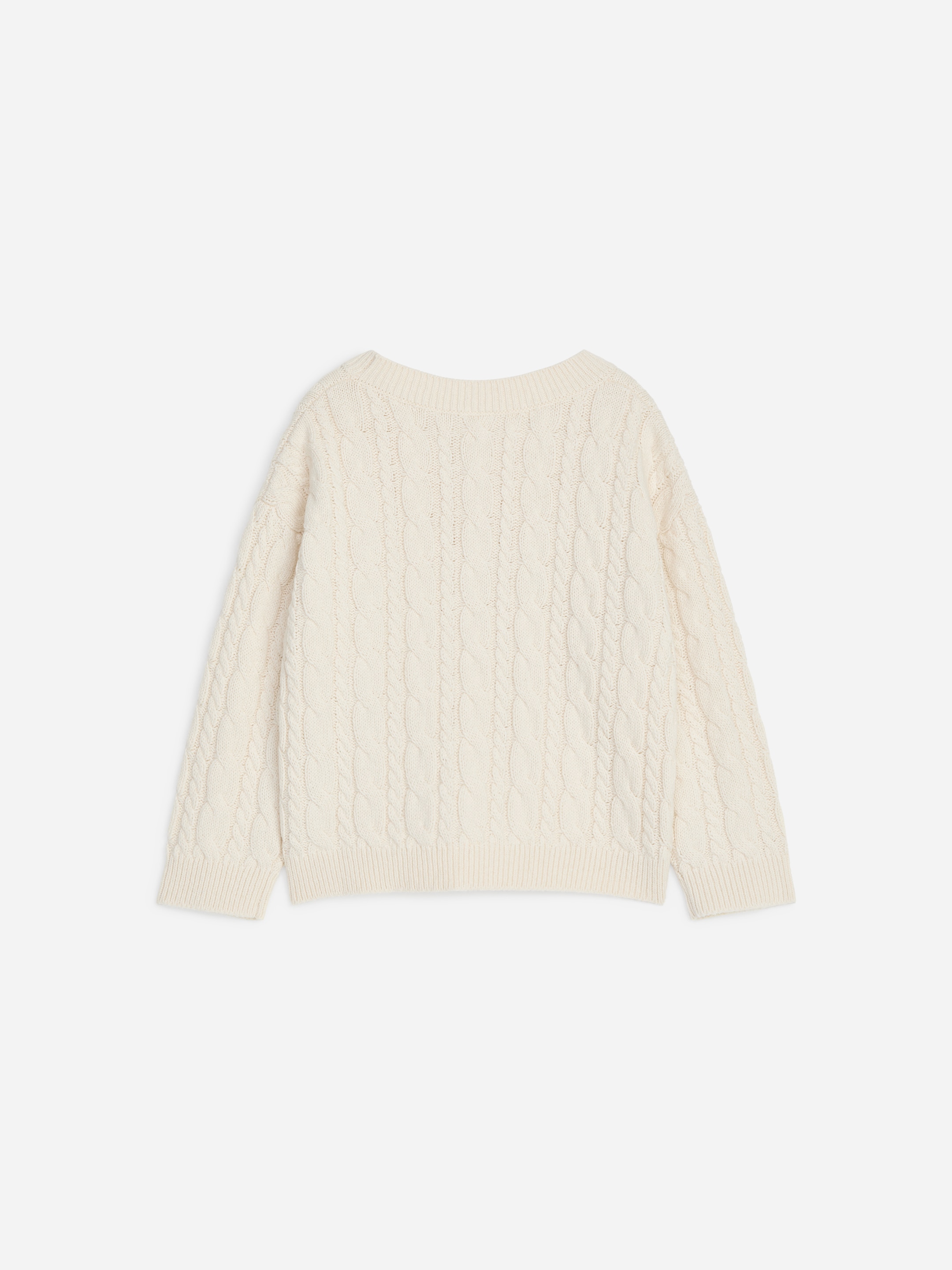 Cable-Knit Cardigan - Off White - Regular fit - children - StillMedia/DescriptiveStillLife - 3