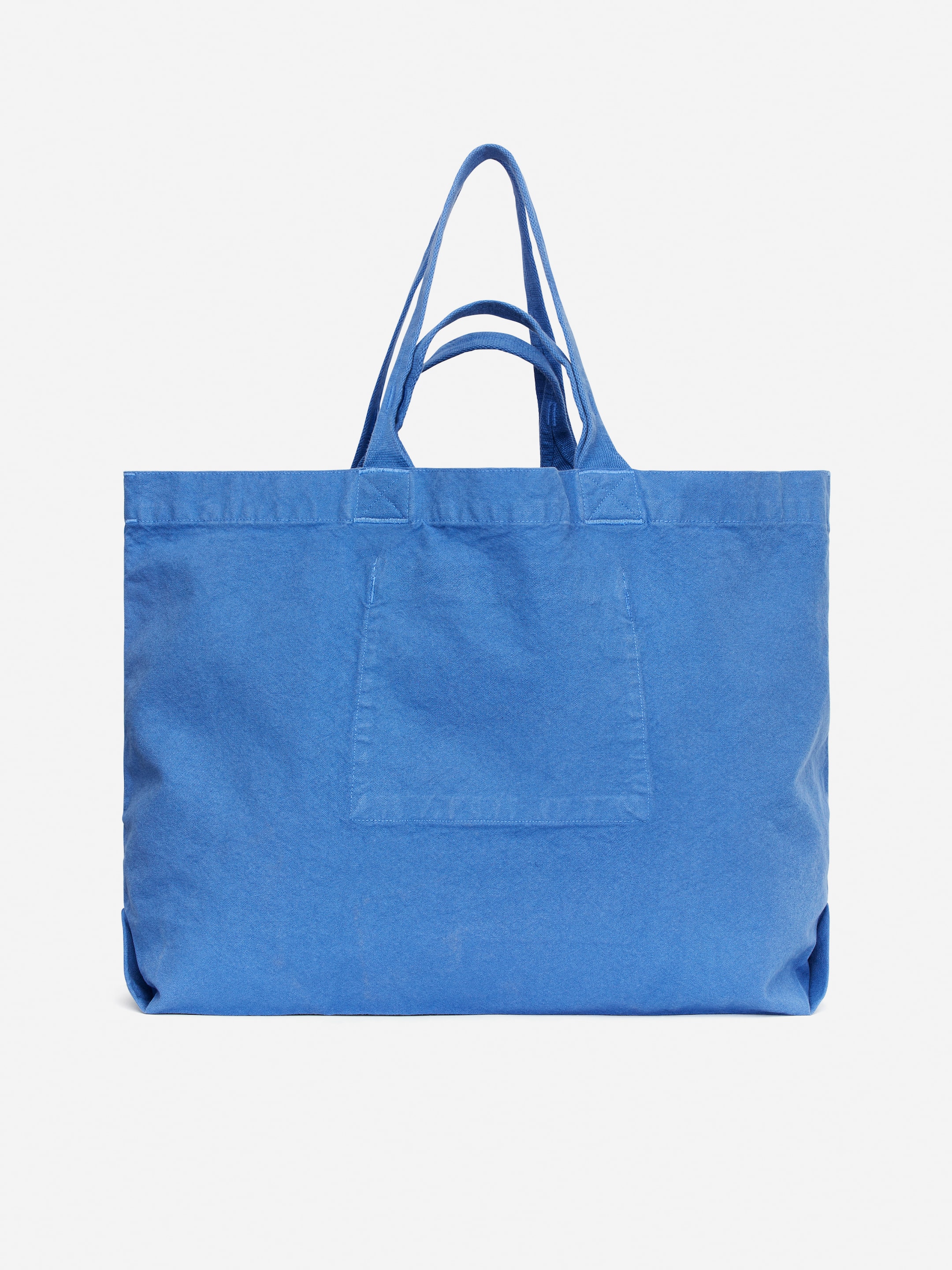 Tote oversize in tela-#5B71A4-15359