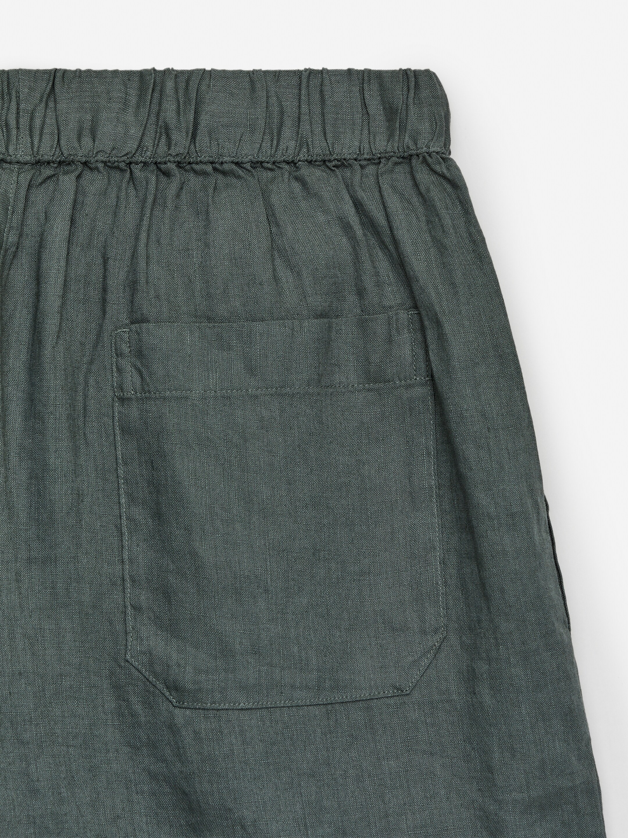 Agrandir l'image: Short en lin - Vert - HOMME | H&M BE 2