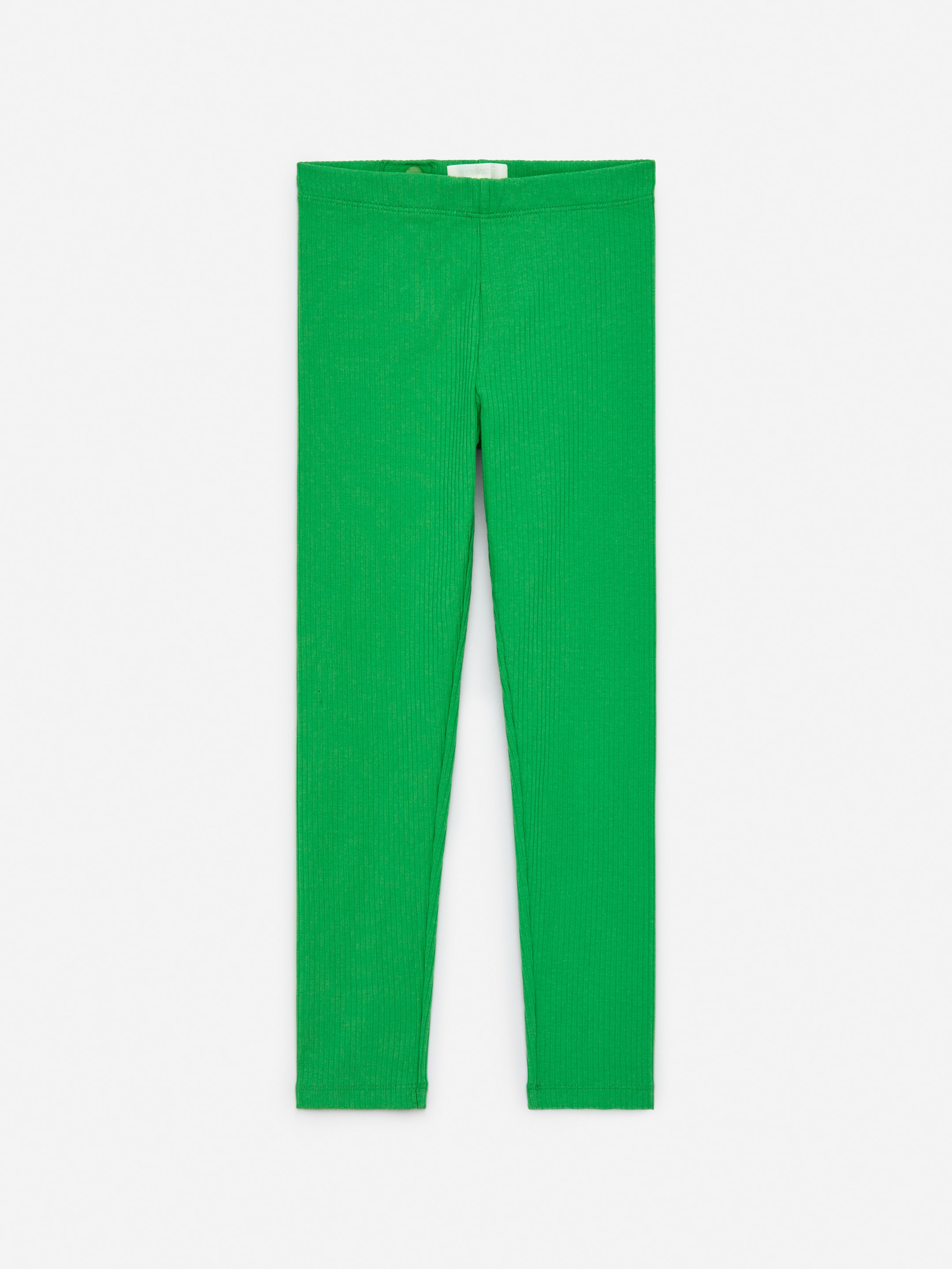 Agrandir l'image: Legging en jersey côtelé - Vert - ENFANT | H&M CH 1