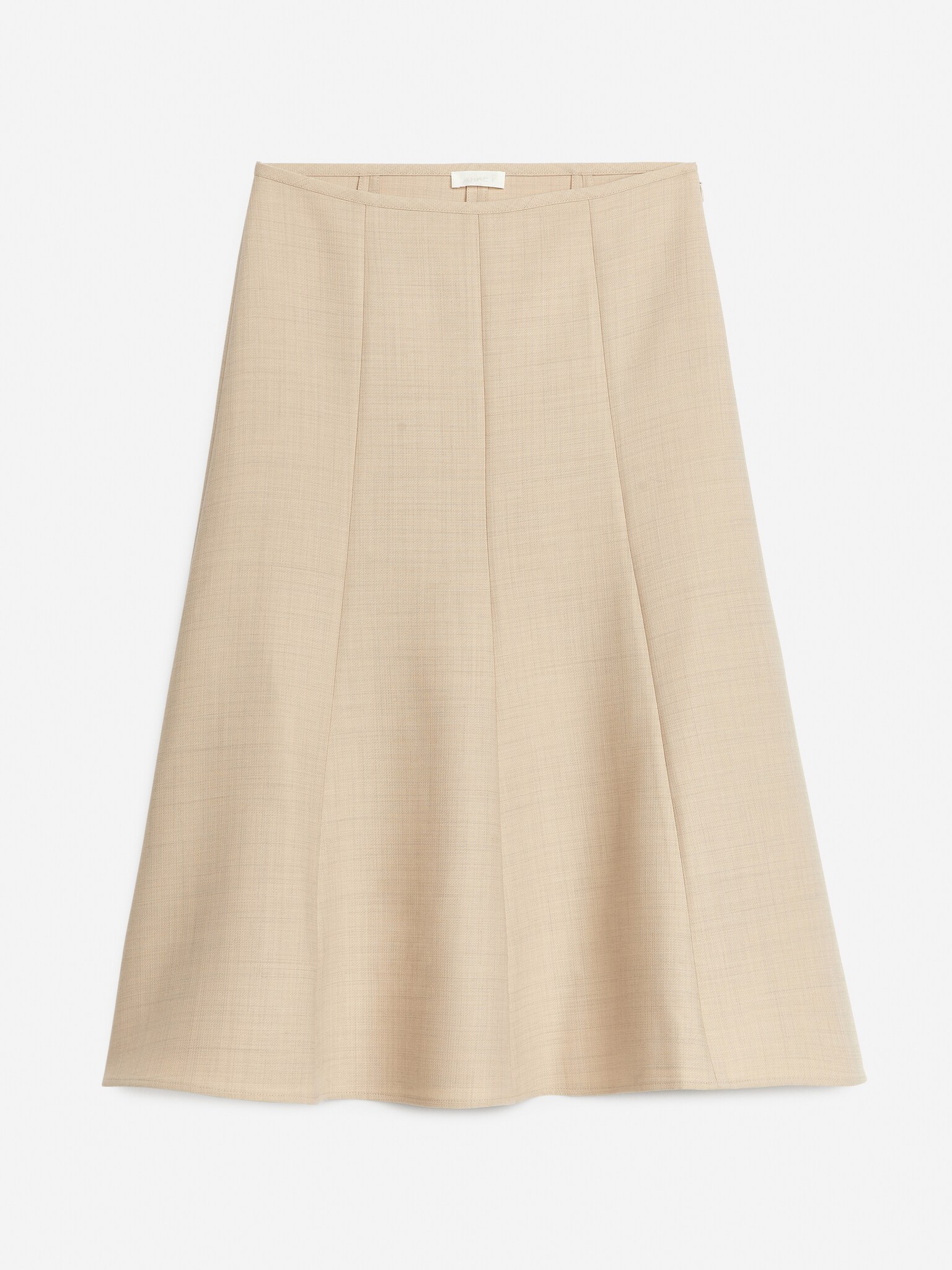 Flared Skirt - Beige