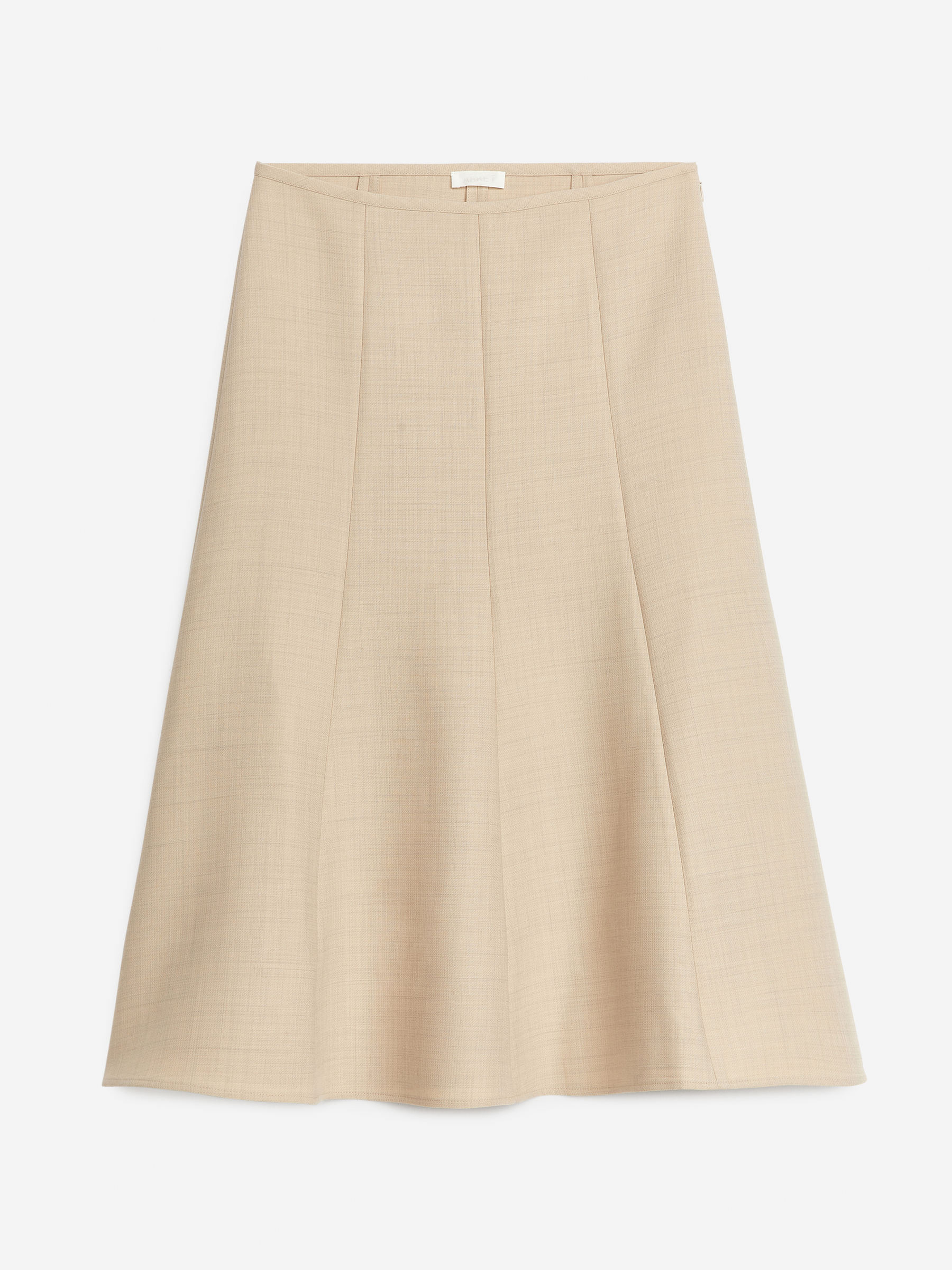 Flared Skirt - Beige - Regular fit - Women - StillMedia/DescriptiveStillLife - 1