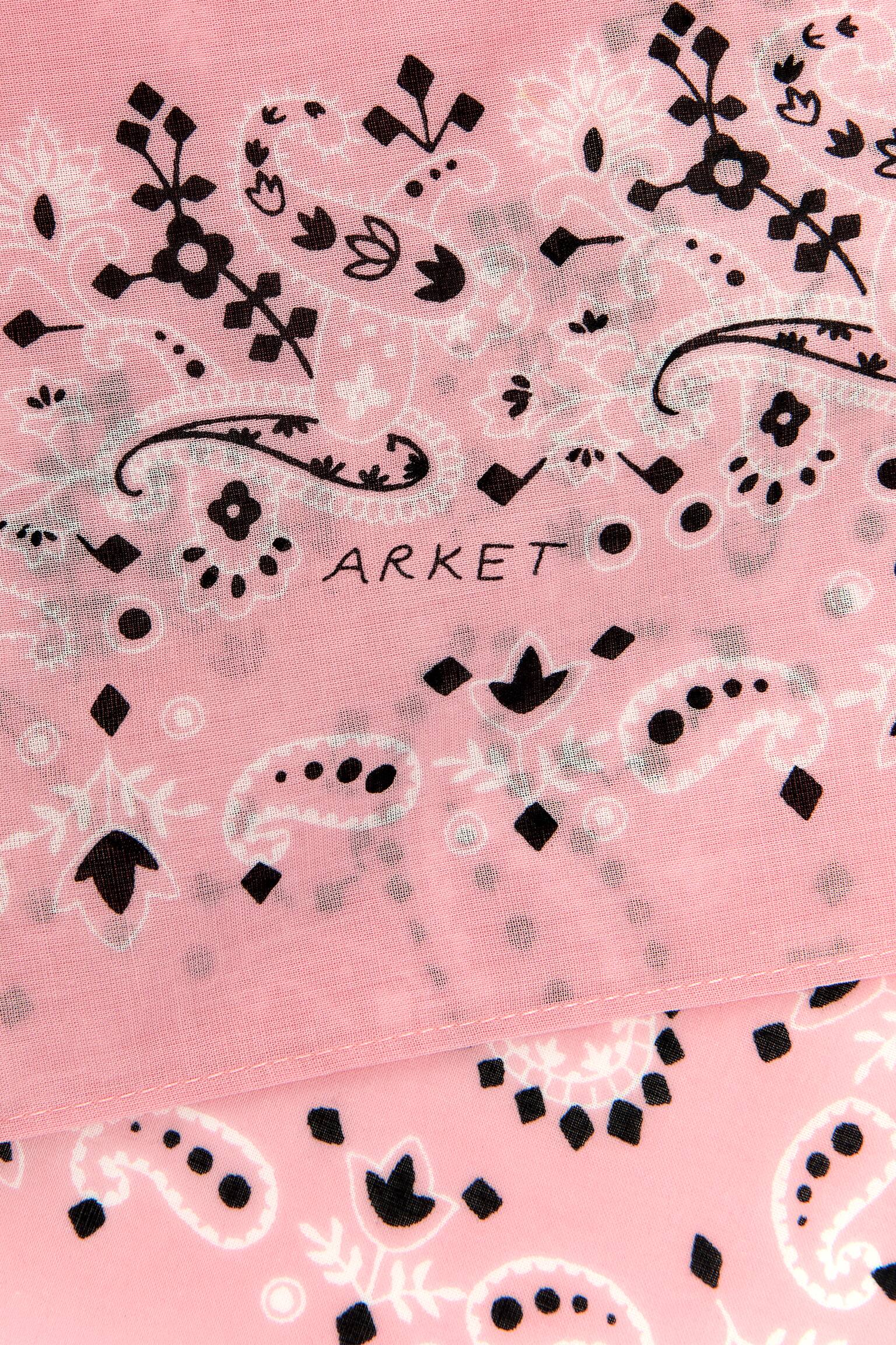 Katoenen sjaal - Roze - 6