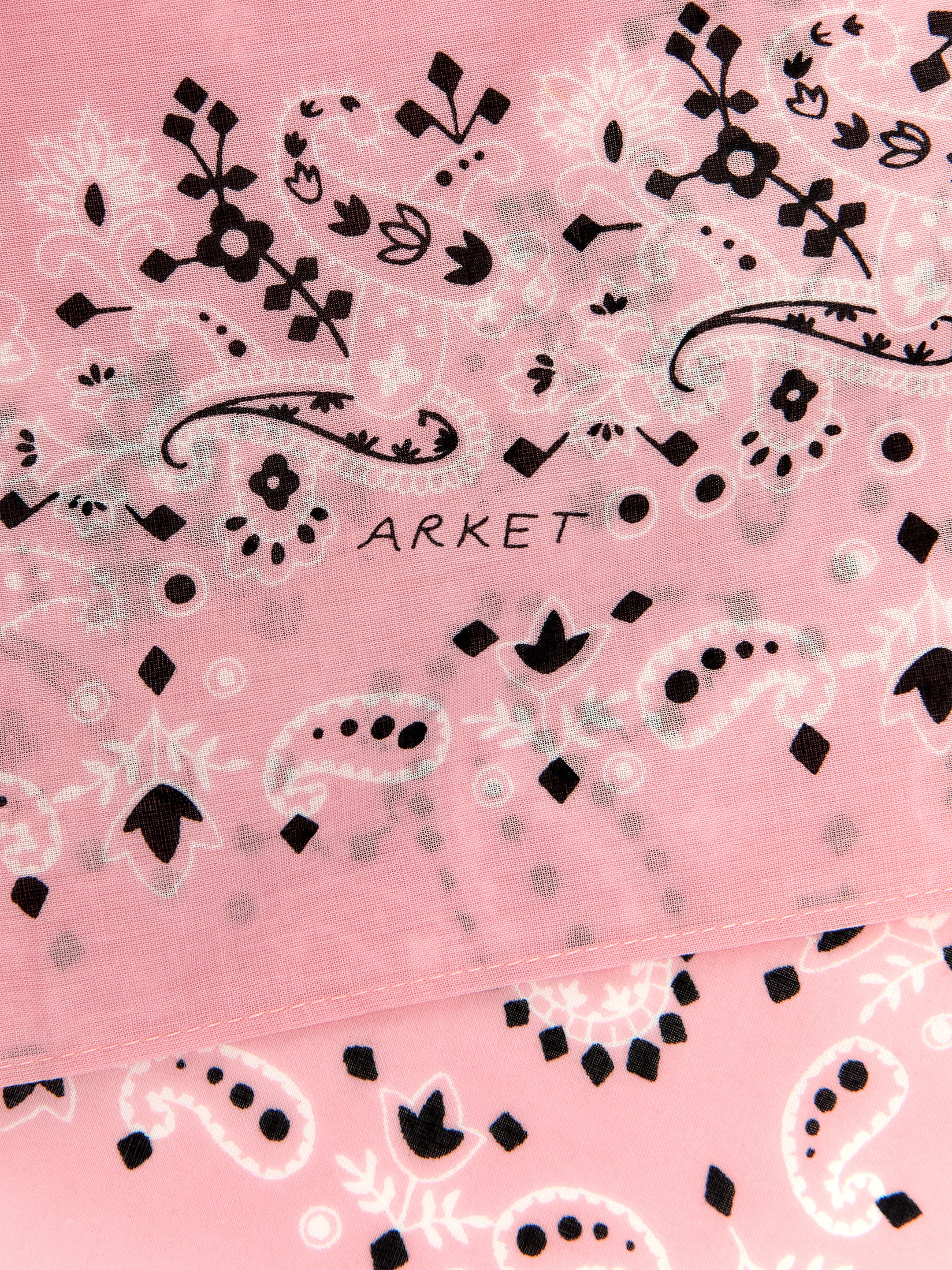 Foulard en coton - Rose - Femme - StillMedia/DescriptiveDetail - 3