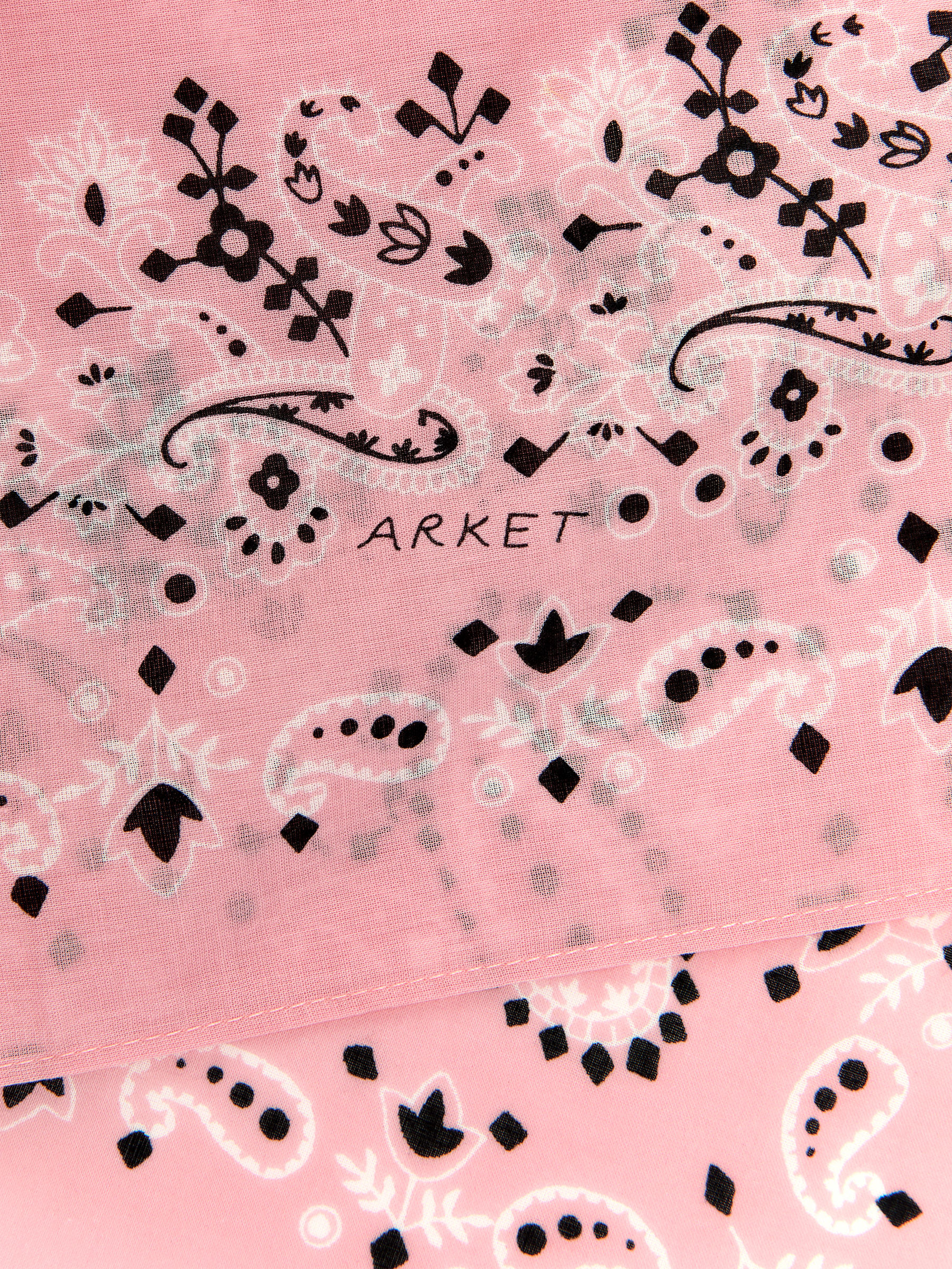 Cotton Scarf - Pink - Women - StillMedia/DescriptiveDetail - 3