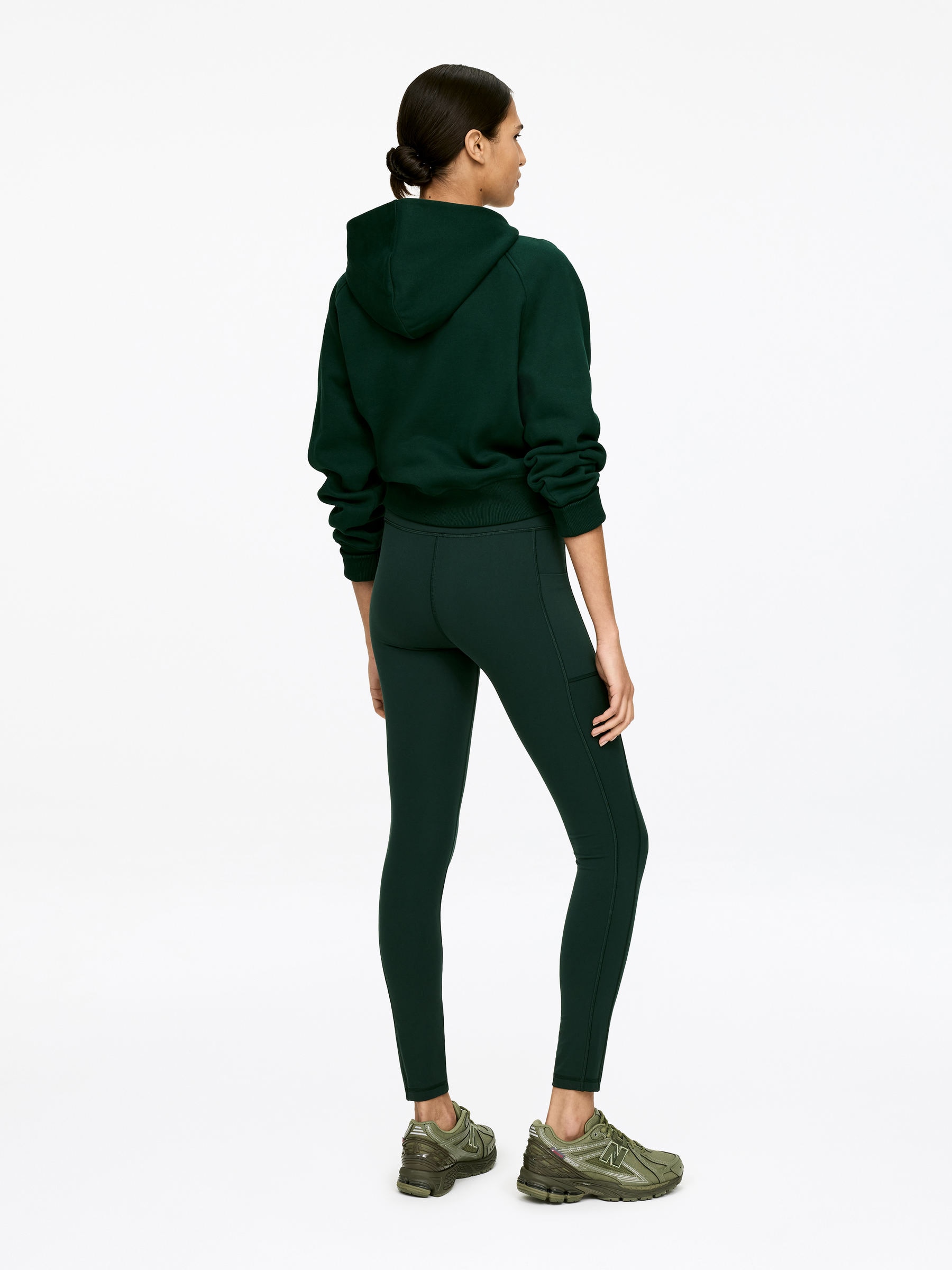 Pocket Leggings - Dark Green - Women - StillMedia/Lookbook - 6