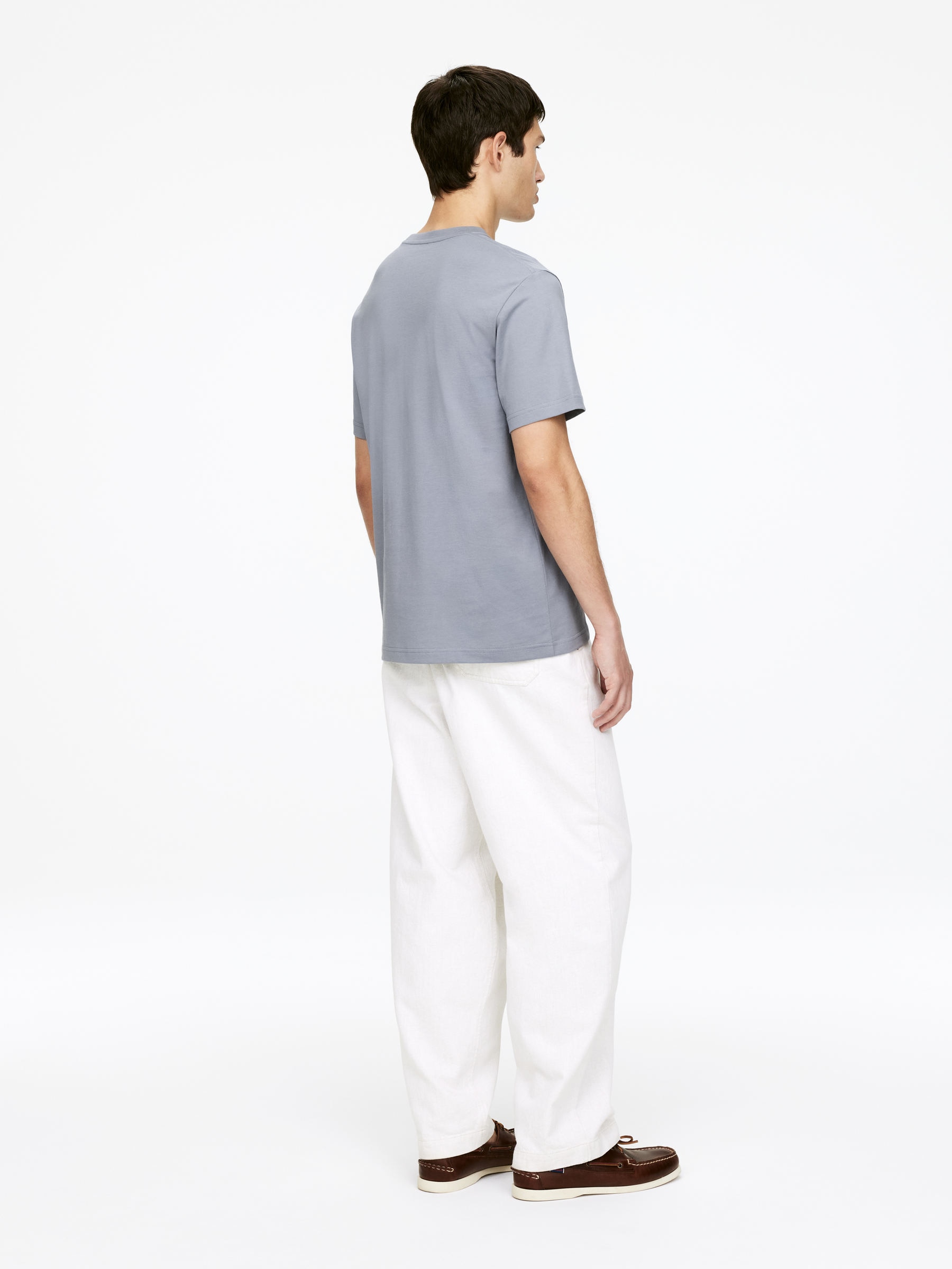 170 GSM Regular T-Shirt - Dusty Blue - Regular fit - Men - StillMedia/Lookbook - 14