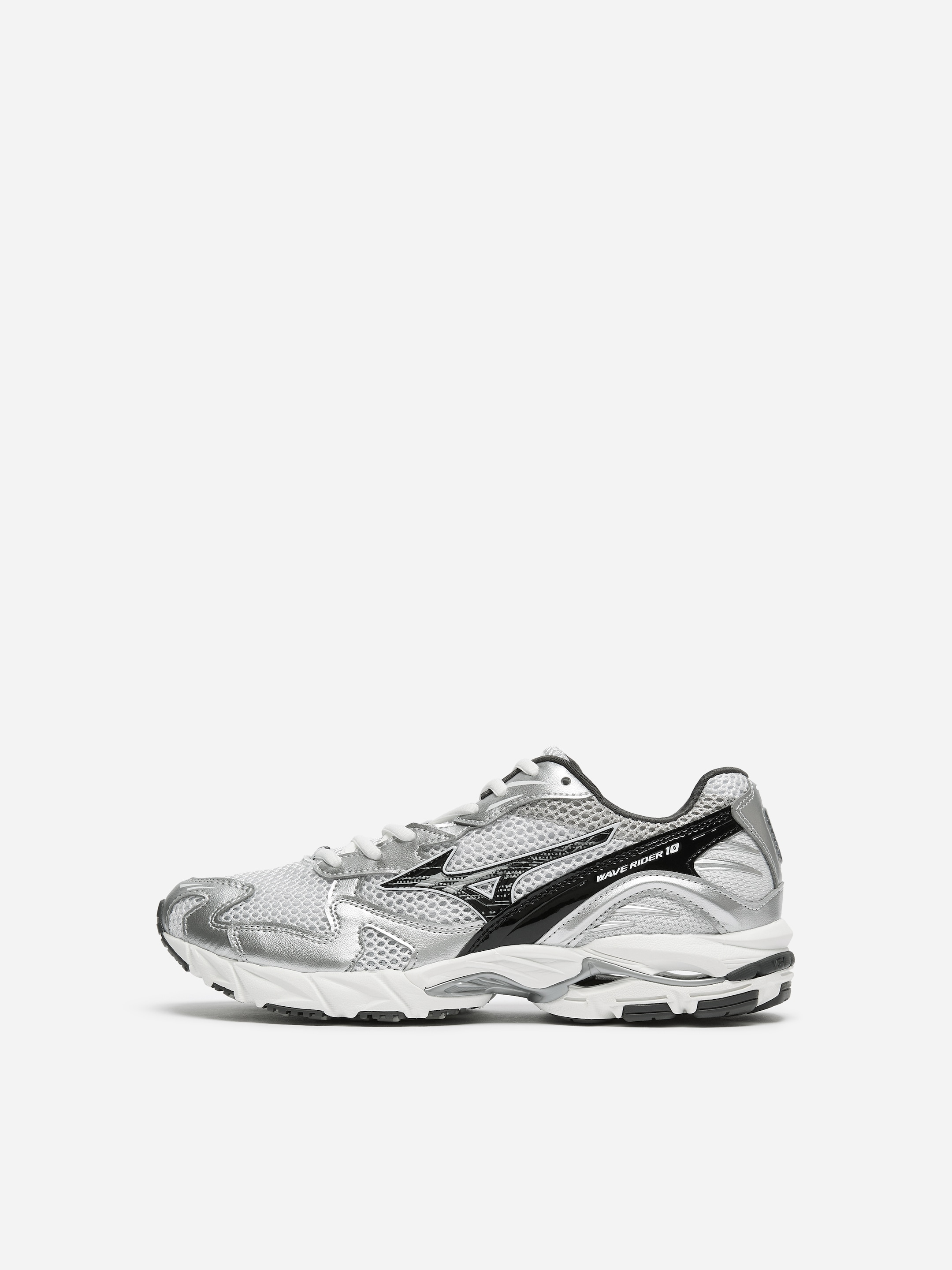 Mizuno Wave Rider 10 trainers - Silver - women - StillMedia/DescriptiveStillLife - 4
