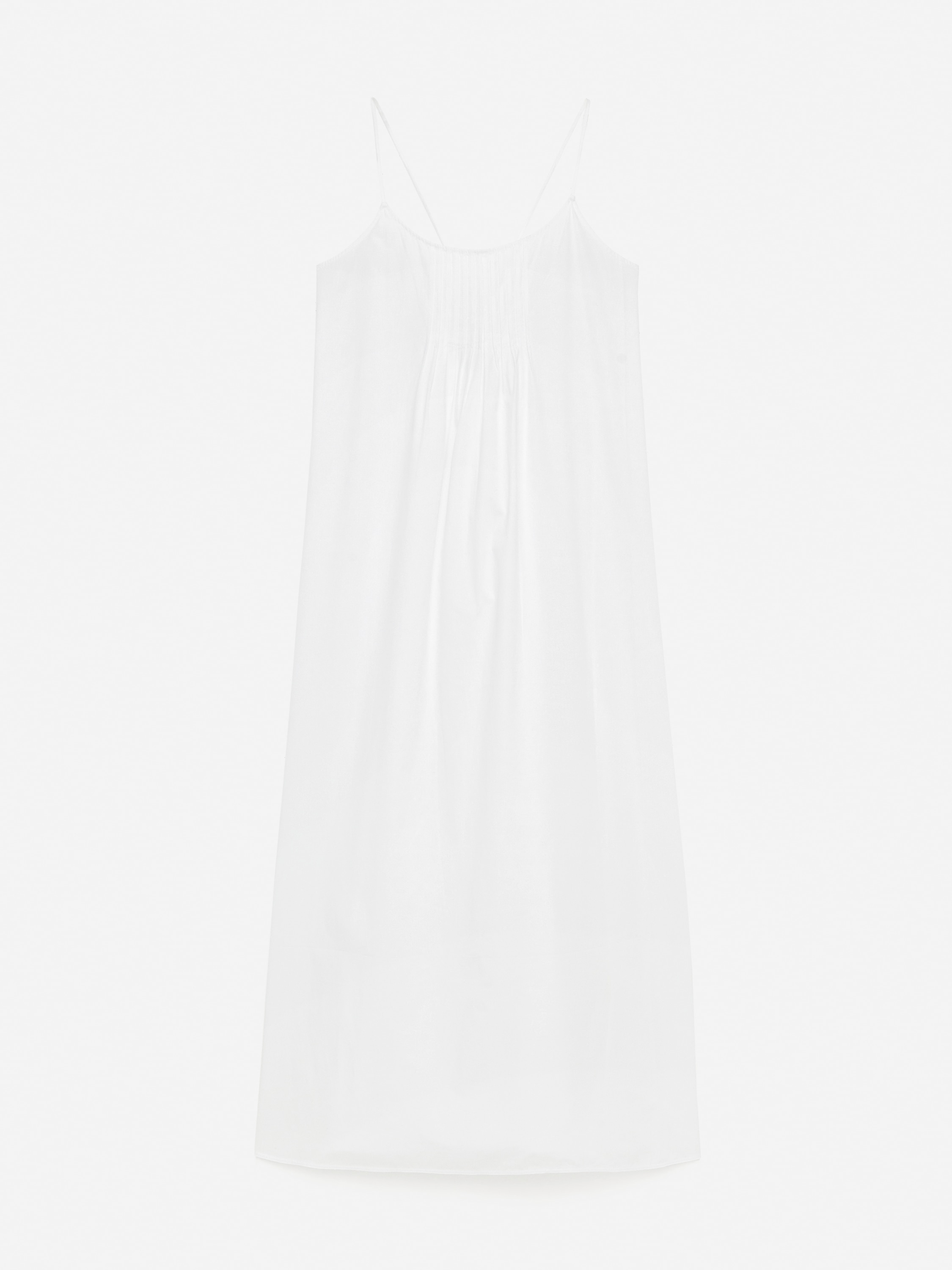 Abito con laccetti sul retro - Bianco/Blu scuro