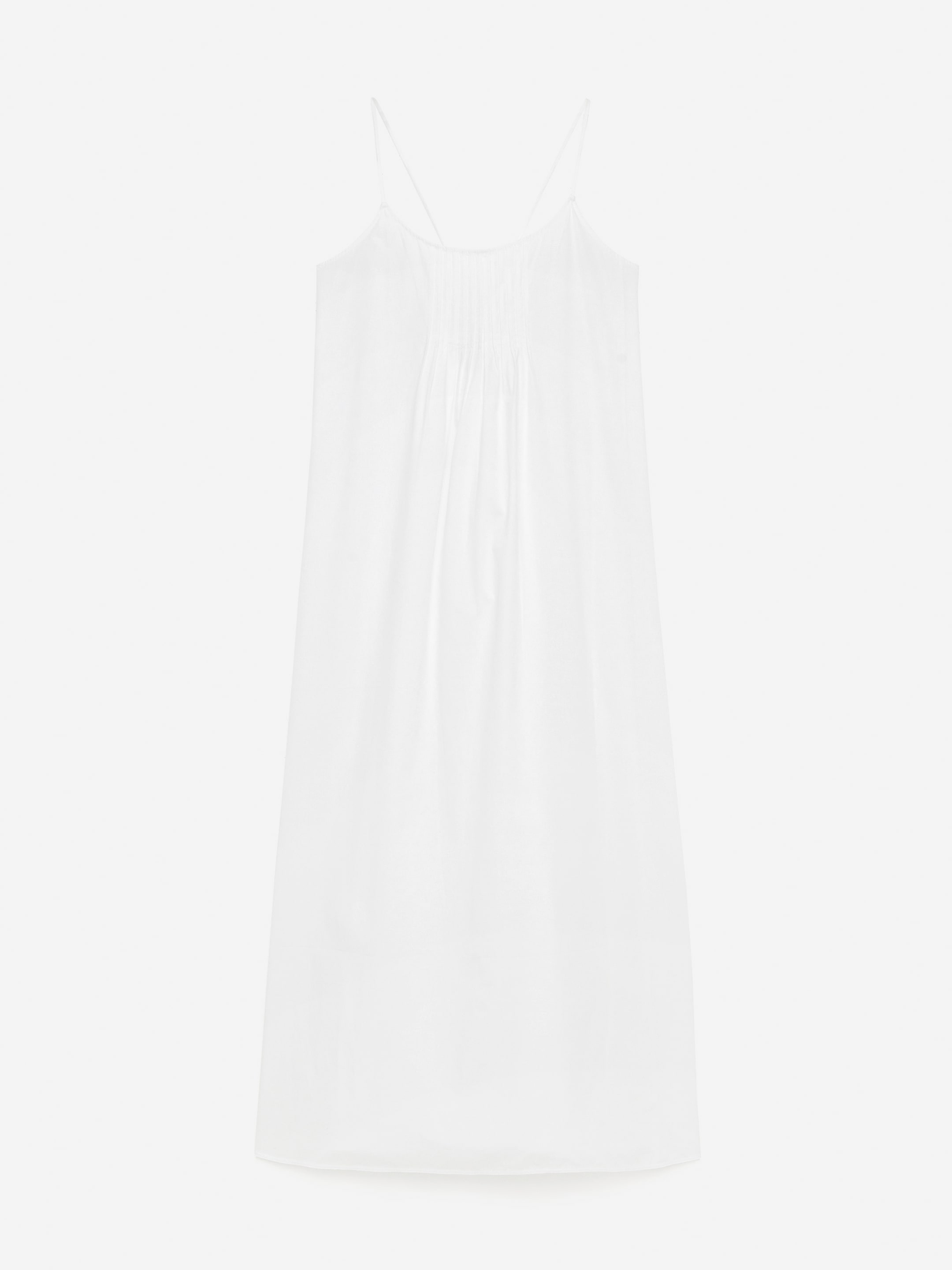 Tie-Back Dress - White - Loose fit - Women - StillMedia/DescriptiveStillLife - 2