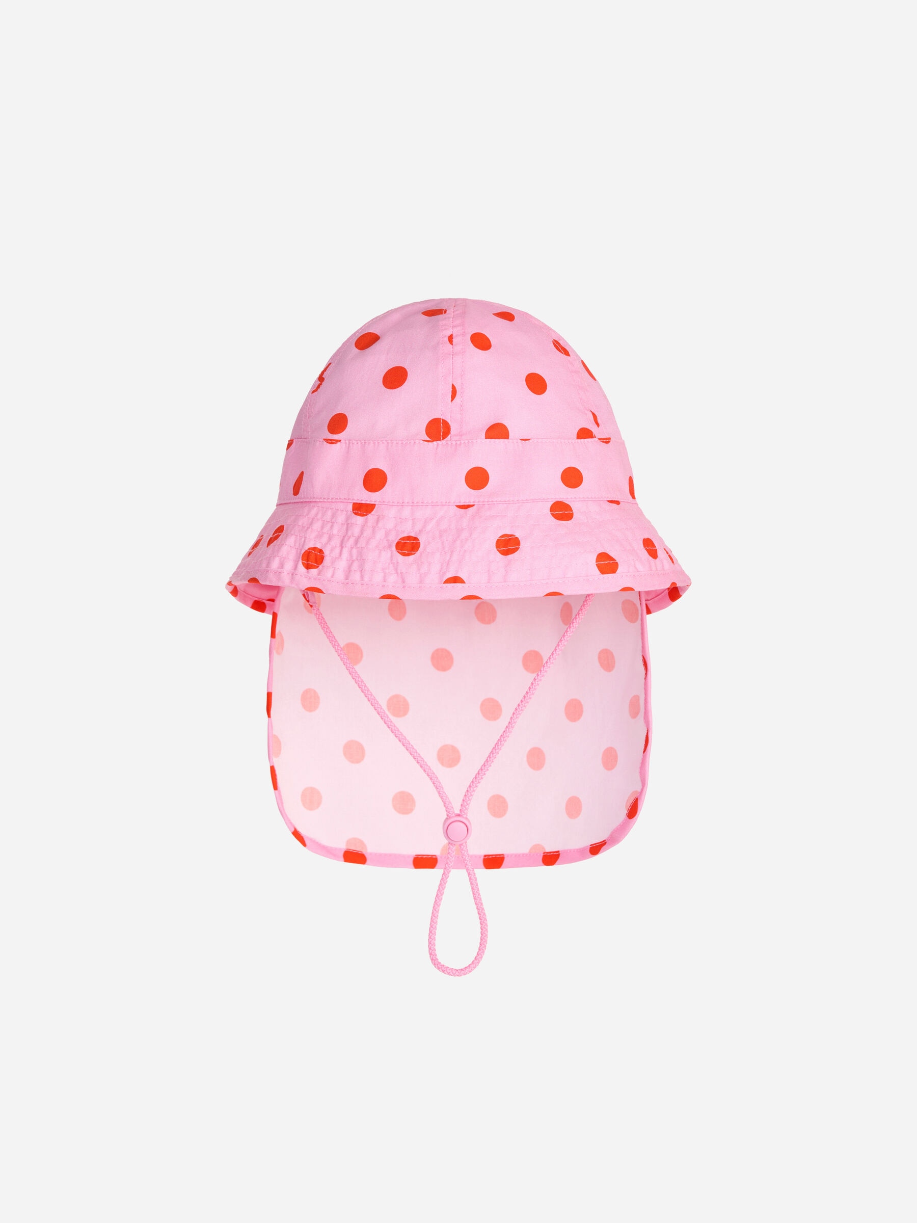 Flexible Sun Hat - Pink/Red Polka Dots - Children - StillMedia/DescriptiveStillLife - 3