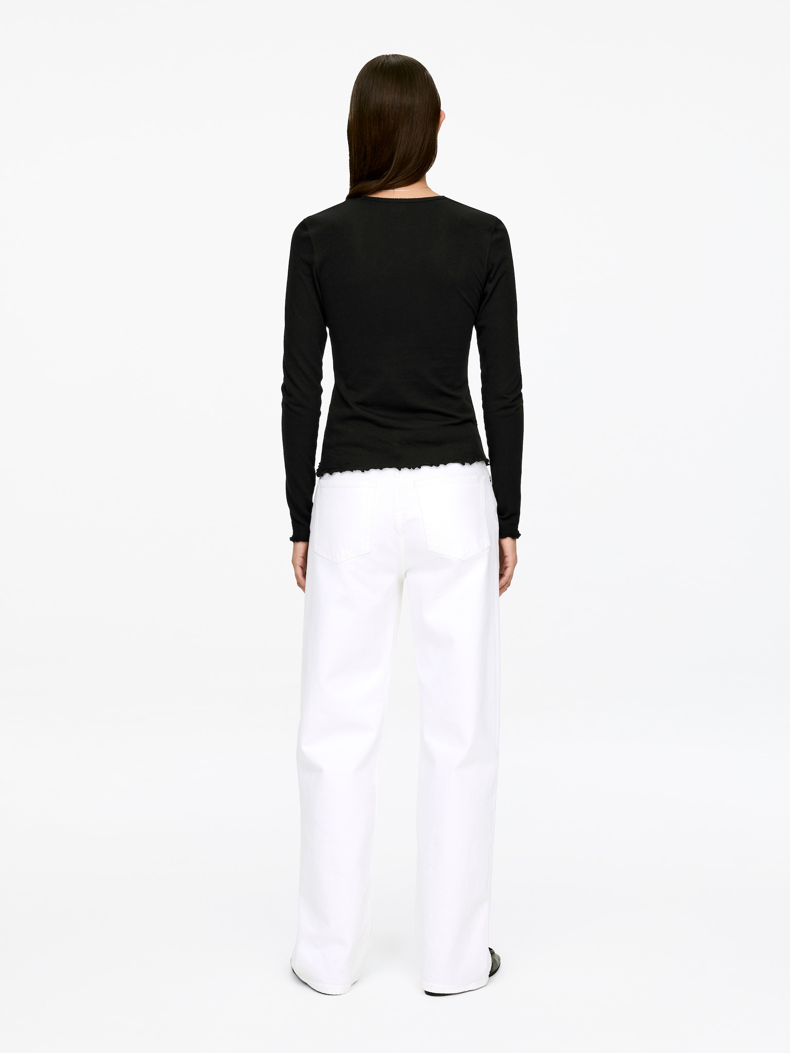Mesh Top - Black/Off White - 5