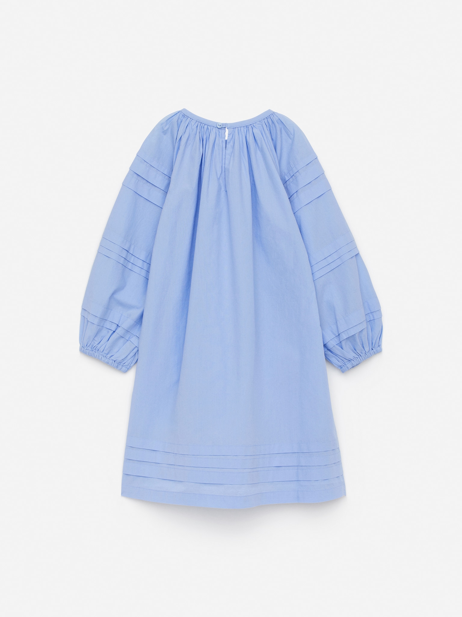 Robe plissée en popeline - Bleu ciel - 3