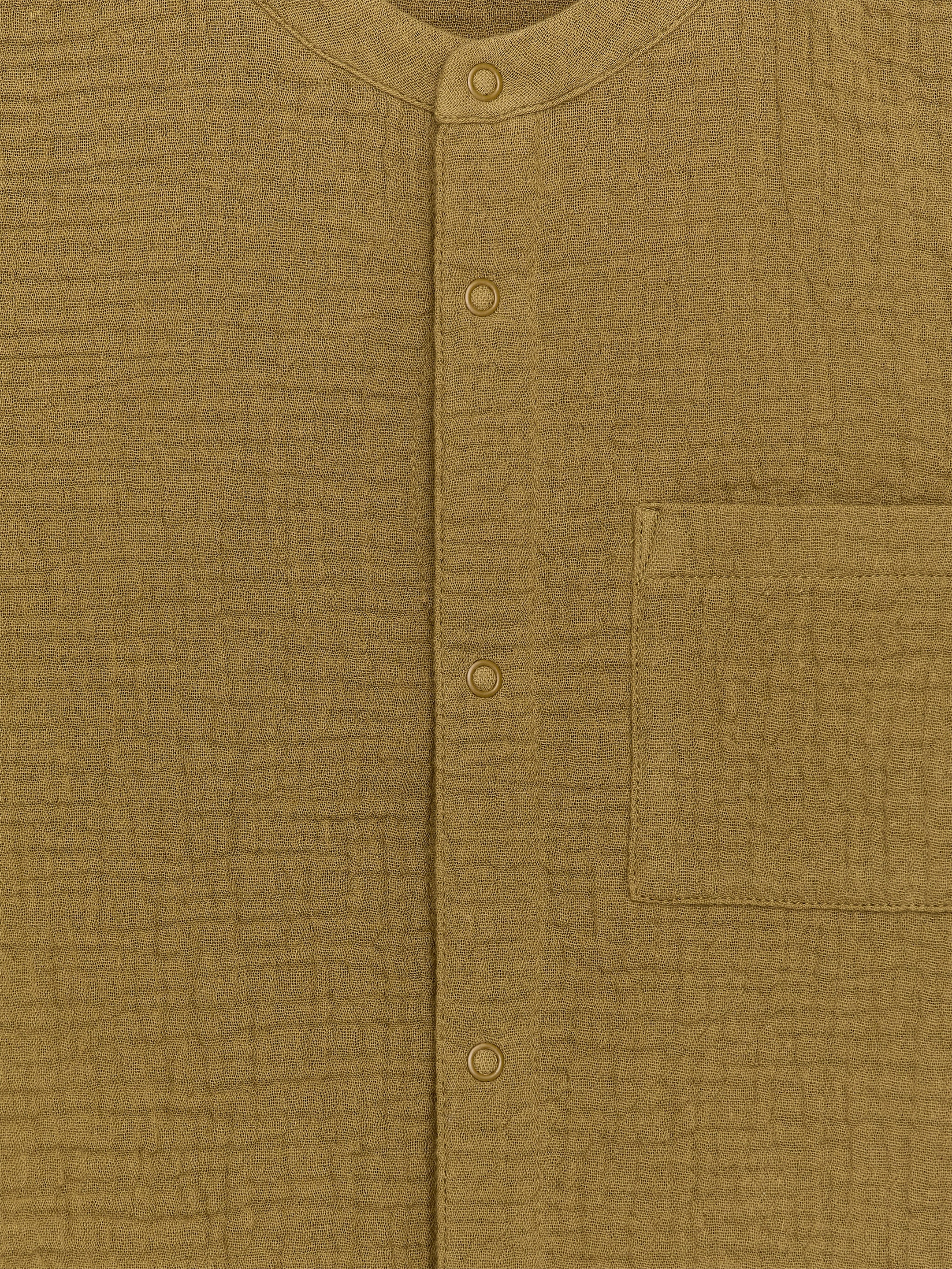 Muslin Shirt - Khaki Green - Relaxed fit - Children - StillMedia/DescriptiveDetail - 3