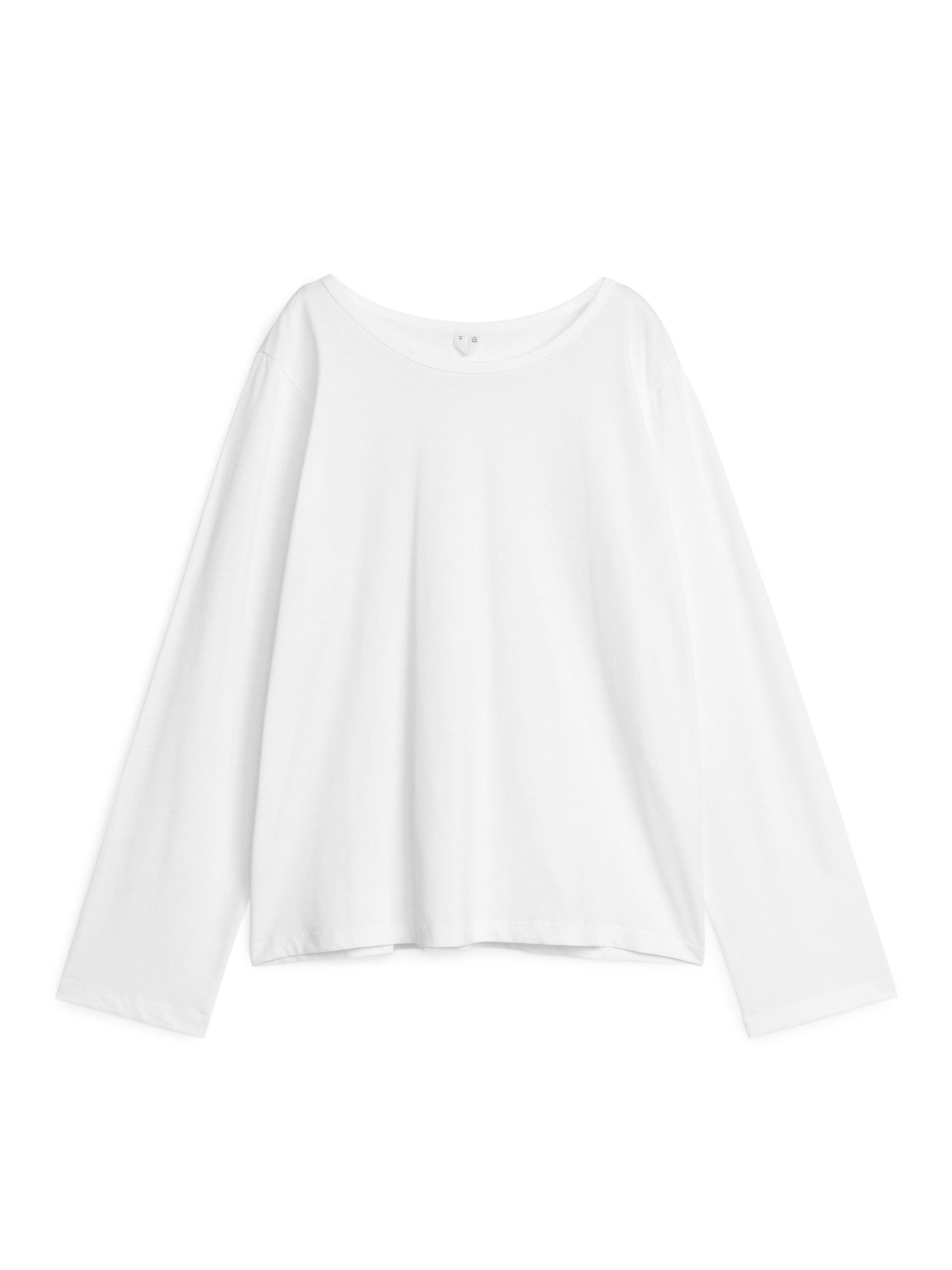 Baumwolloberteil mit weitem Ausschnitt - Weiß - Regular Fit - Damen - StillMedia/DescriptiveStillLife - 1