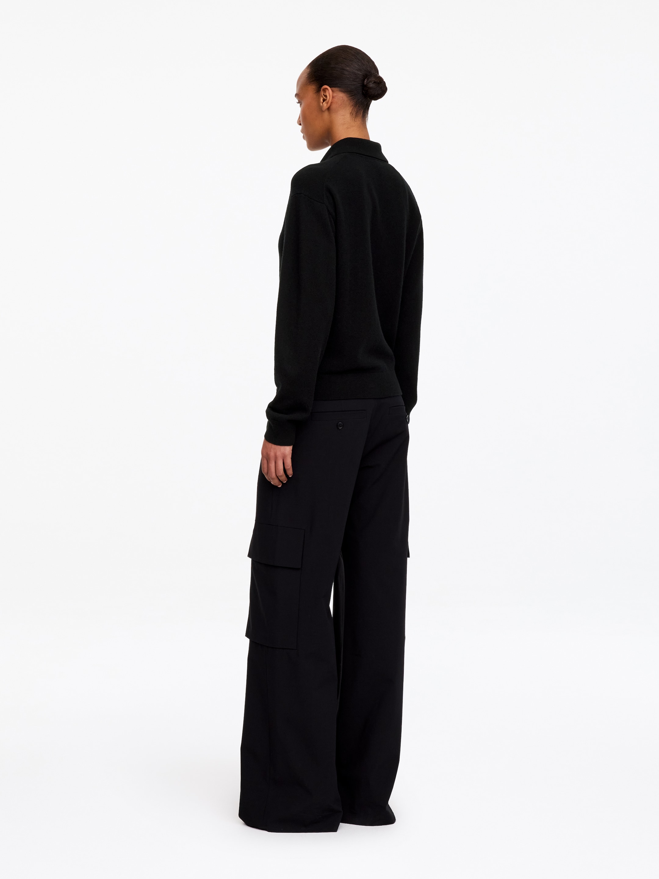 Polopullover aus Wolle - Schwarz - Regular Fit - women - StillMedia/Lookbook - 2