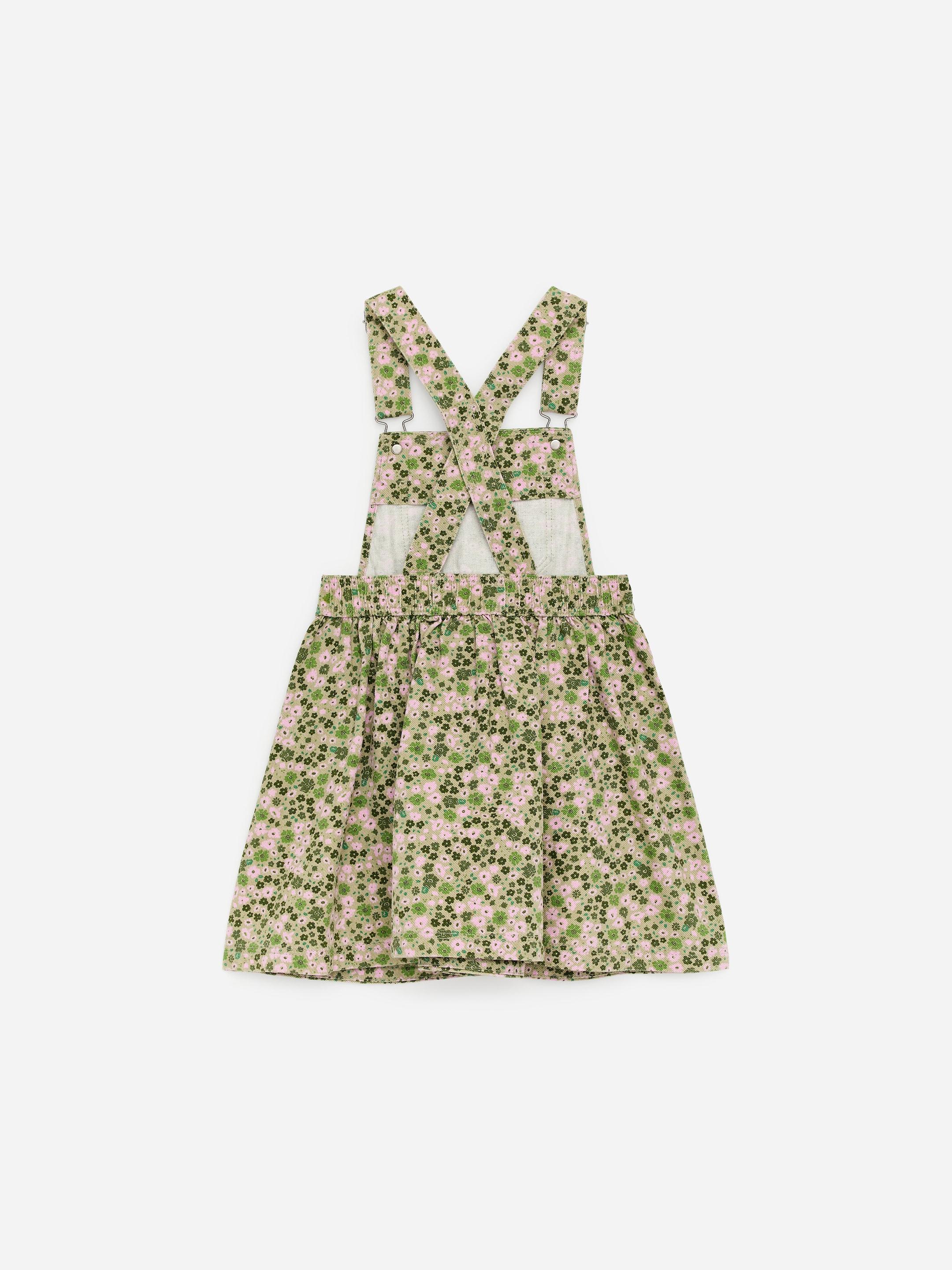 Dungaree Dress - Green/Pink - Regular fit - Children - StillMedia/DescriptiveStillLife - 2