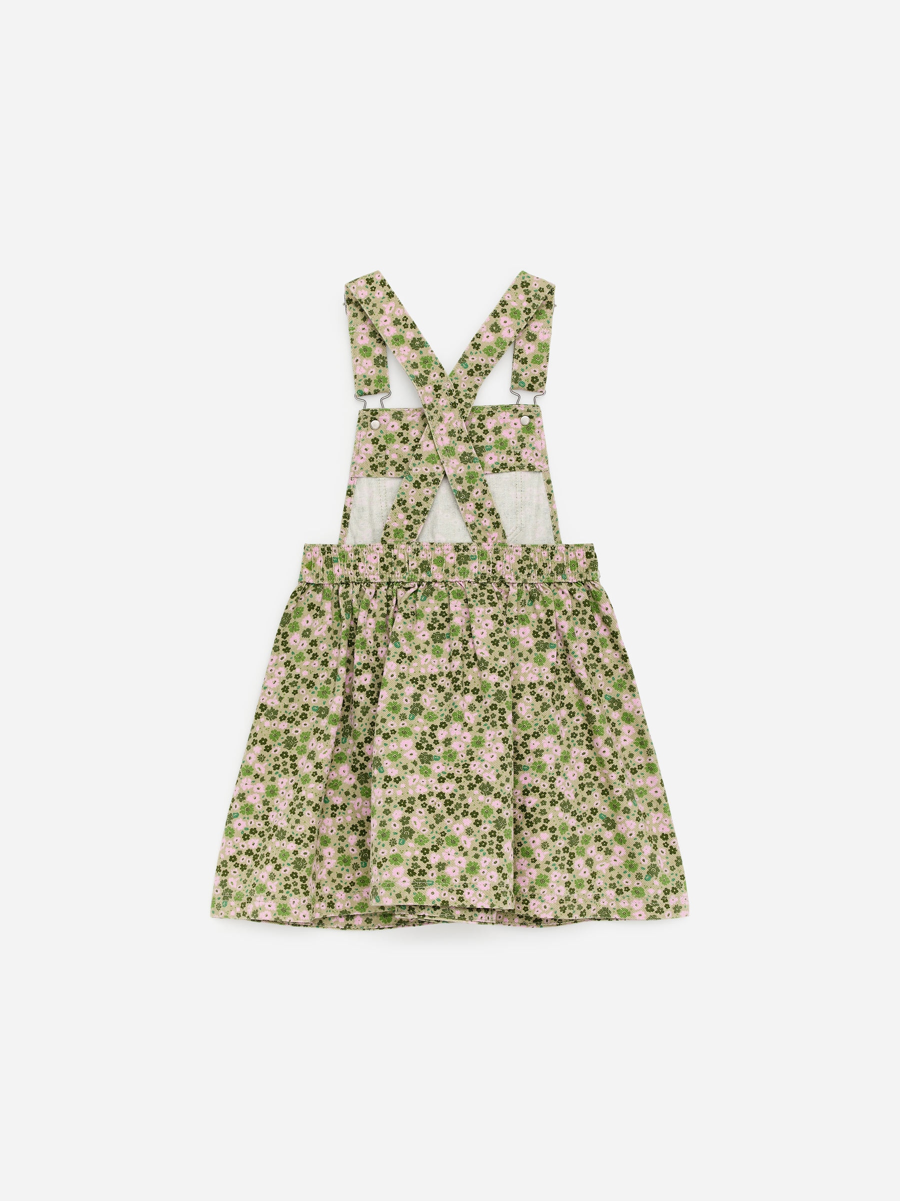 Vestido tipo peto - Verde/Rosa - Corte estándar - Children - StillMedia/DescriptiveStillLife - 2