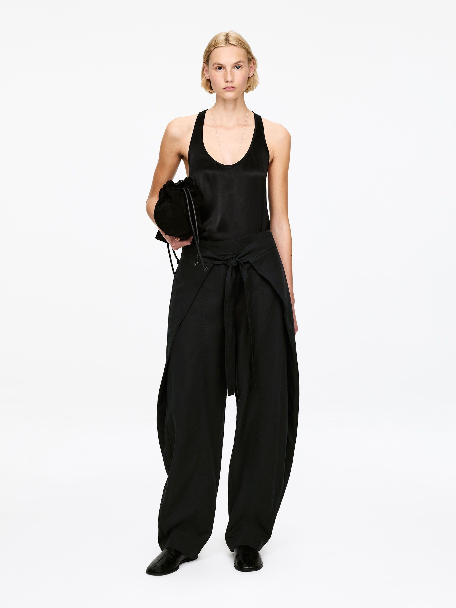 Pantalon tailleur portefeuille-#272627-17883