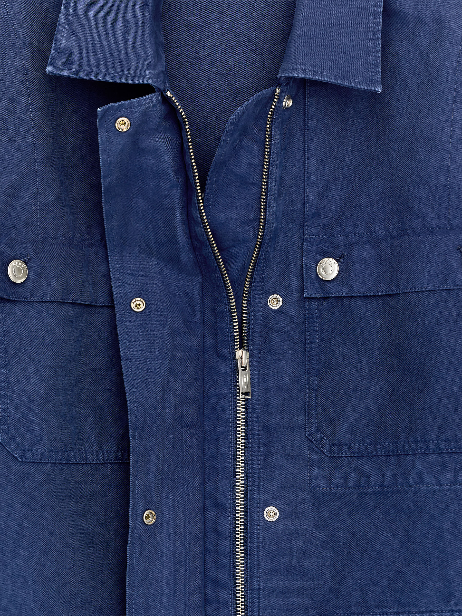 Workwear Jacket - Dark Blue - Oversized - Women - StillMedia/DescriptiveDetail - 1