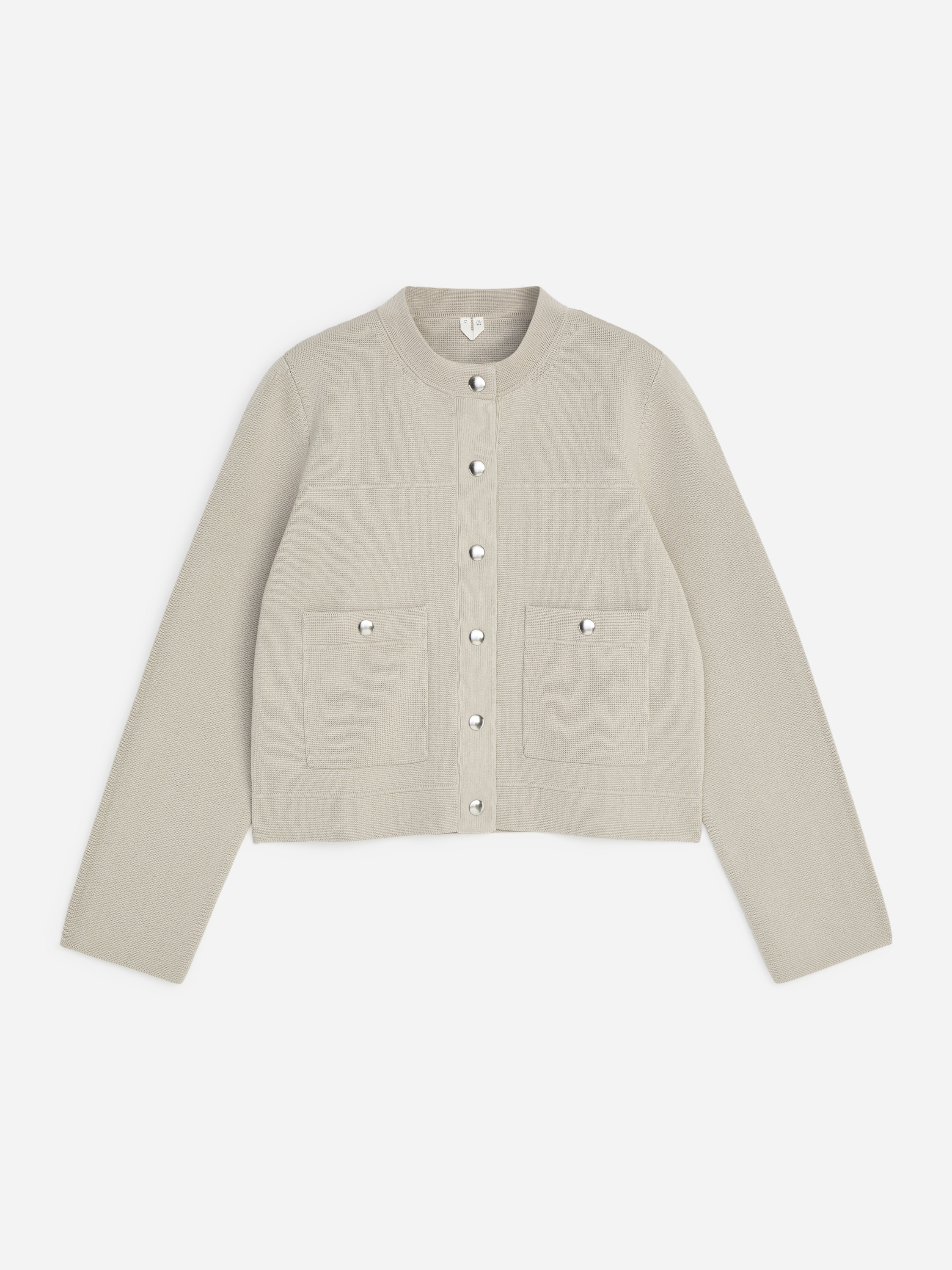 Strickjacke aus Baumwolle - Beige