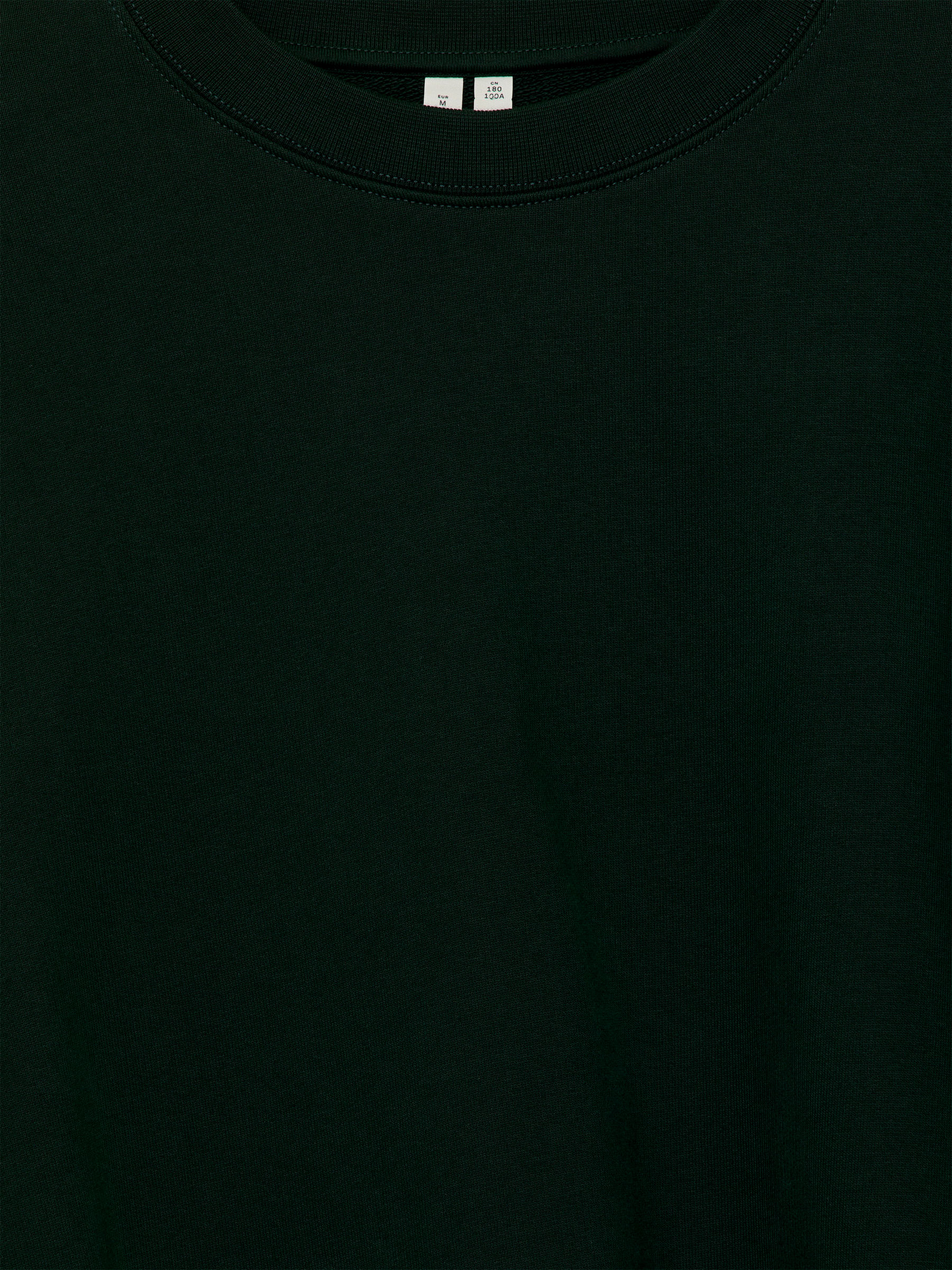 Relaxed Sweatshirt - Dark Green - Loose fit - Men - StillMedia/DescriptiveDetail - 1