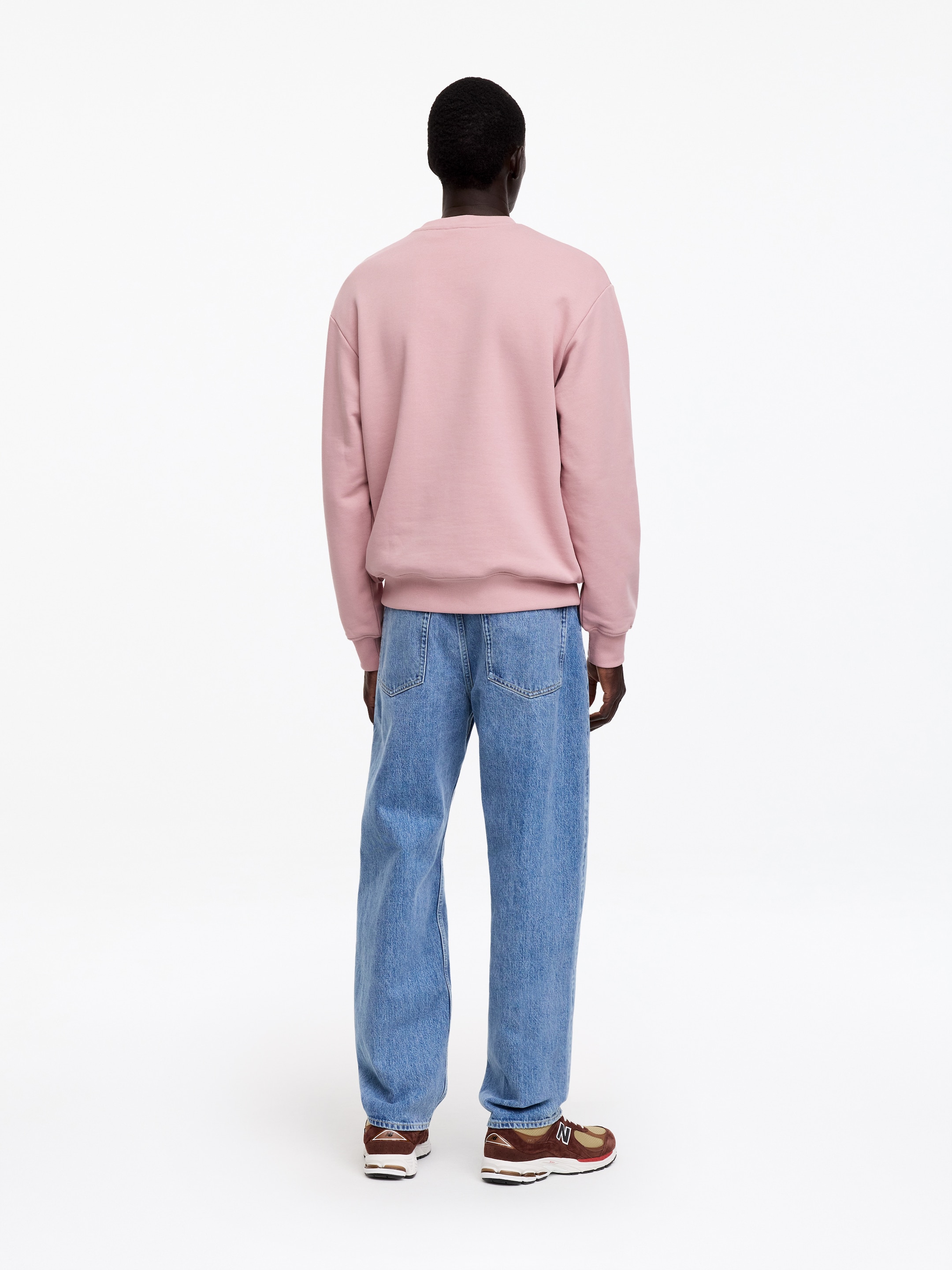 Gruba bluza - Jasnoróżowy - Fason swobodny - men - StillMedia/Lookbook - 3