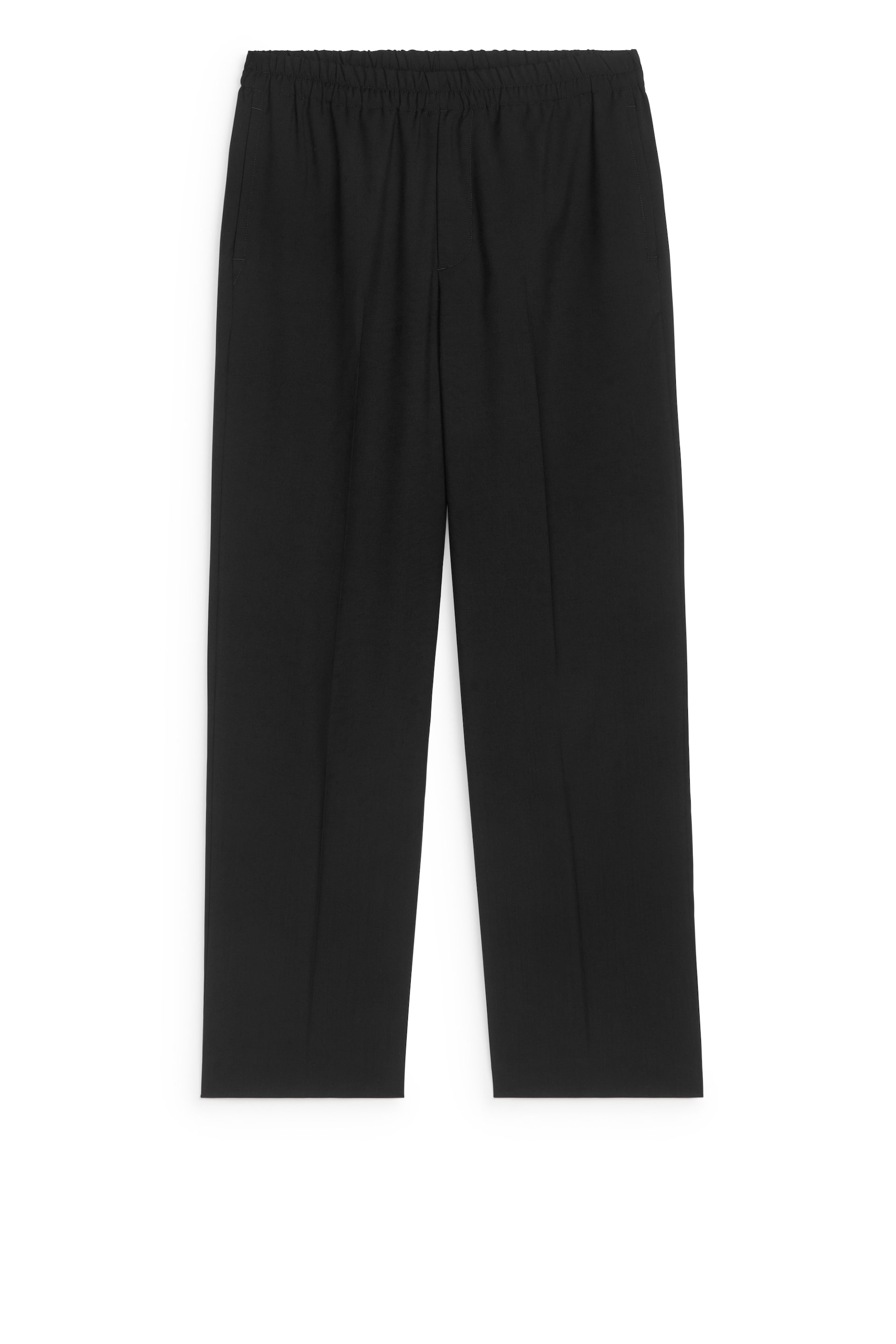 Vis større bilde: Ullbukser med løs passform - Svart - Men | H&M NO 1