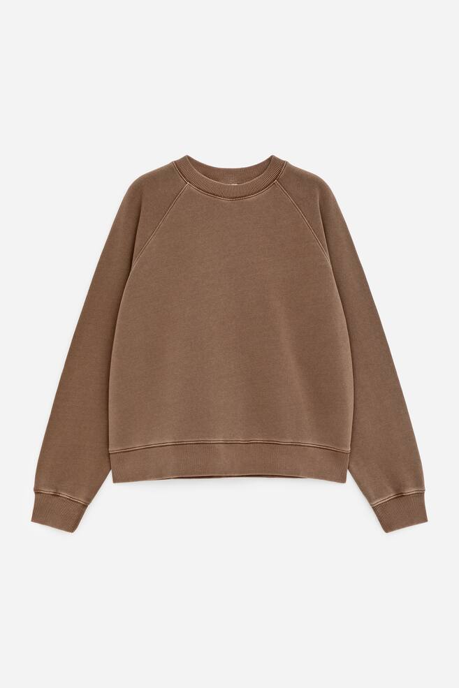 Sweat en éponge - Marron/Noir/Mauve/Gris chiné/Marron foncé - 1