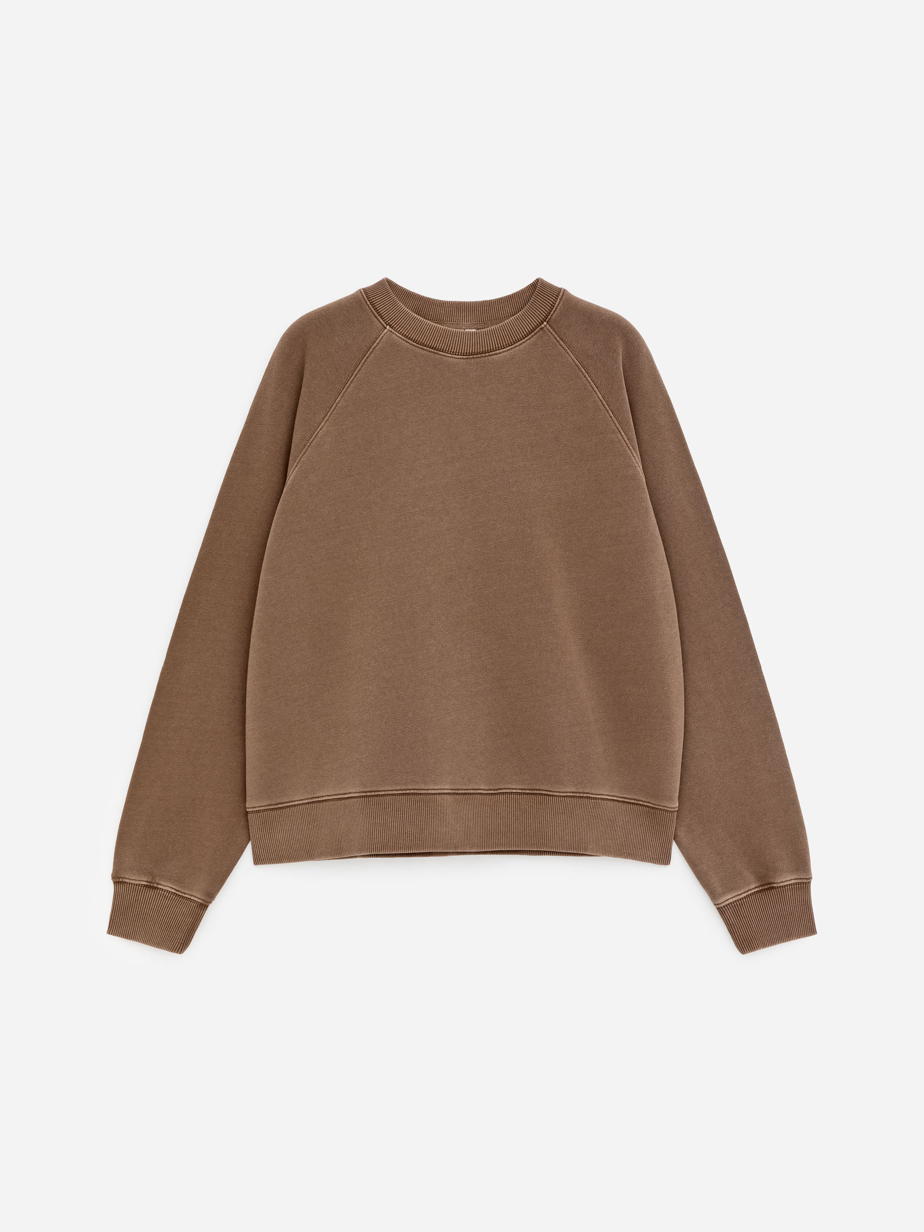 Terry Sweatshirt - Brown - Regular fit - Women - StillMedia/DescriptiveStillLife - 1