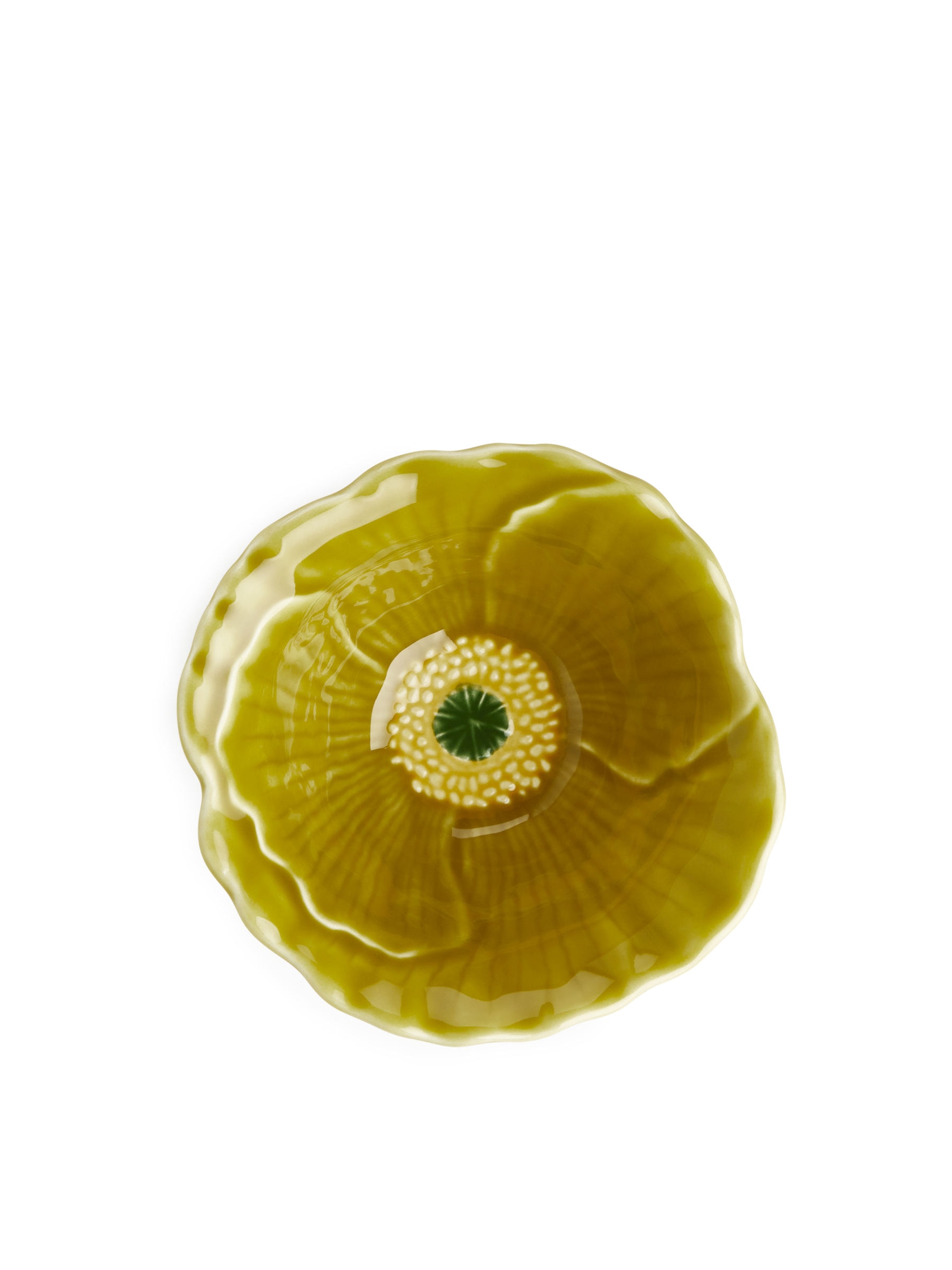 Schale mit Wildblumendesign von San Raphael, 12 cm - Grünliches Gelb - Haushaltswaren - StillMedia/DescriptiveStillLife - 2