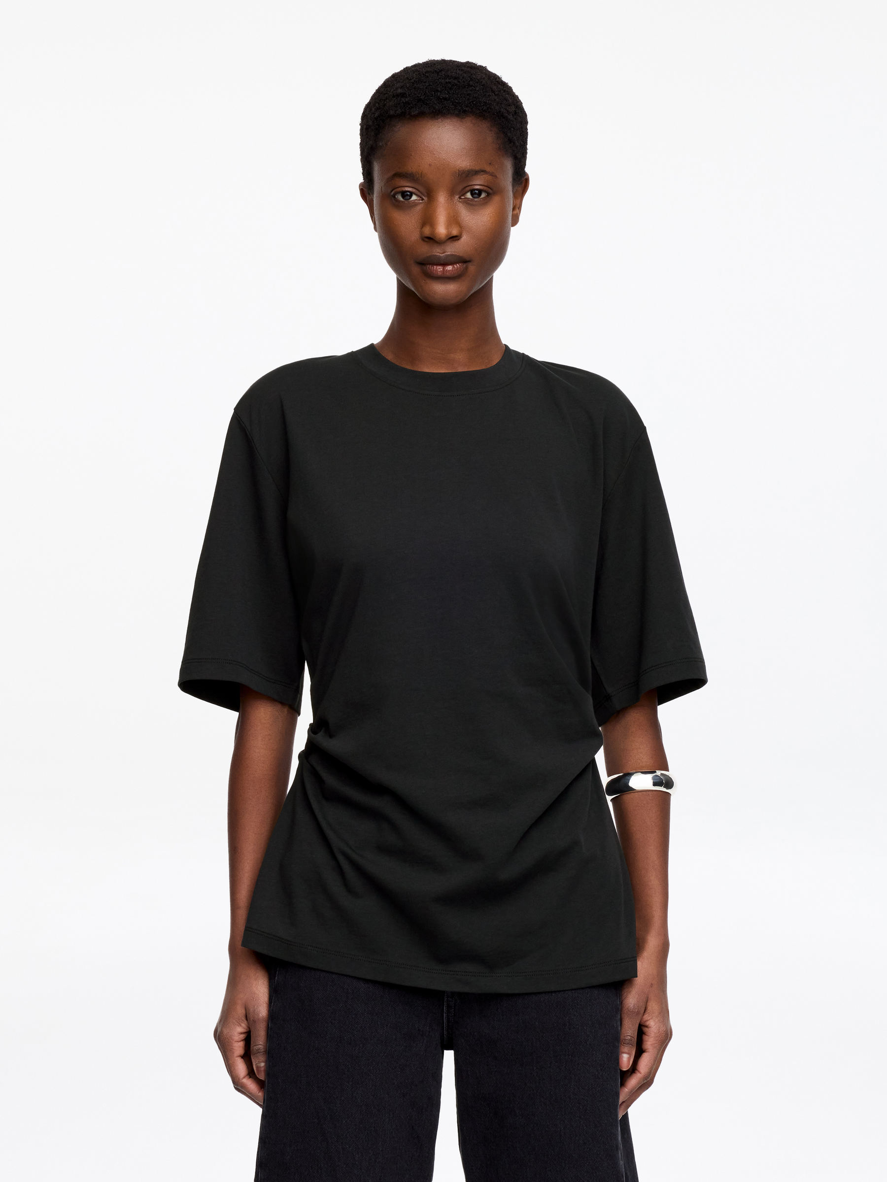 Draped T-Shirt-#363638-18437