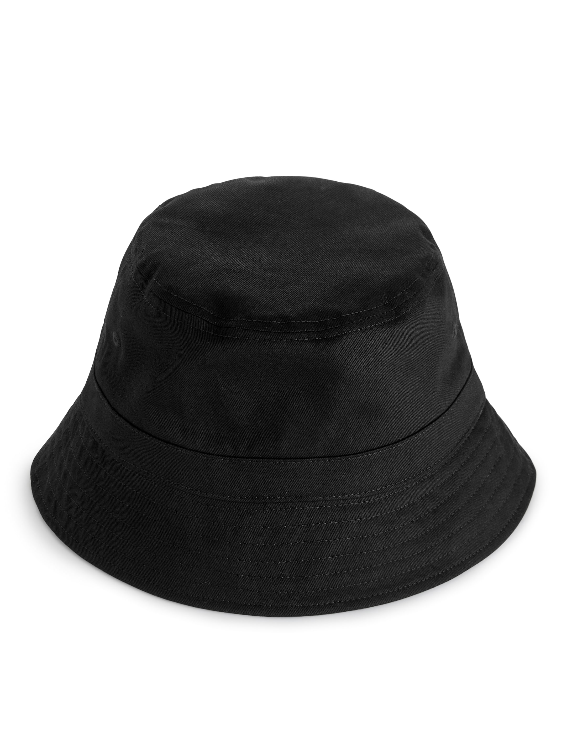 Cotton Twill Bucket Hat - Black - Men - StillMedia/DescriptiveStillLife - 1