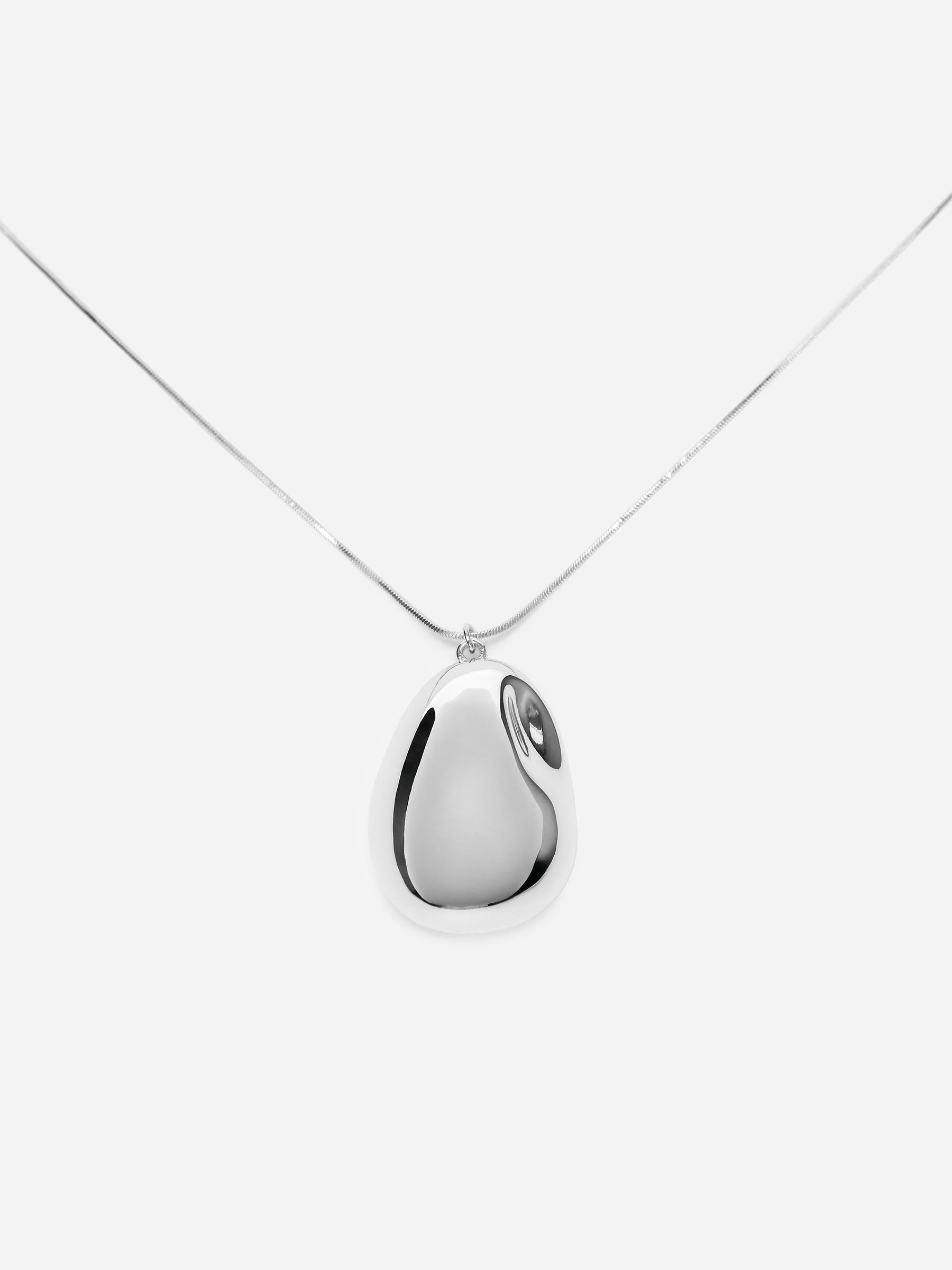 Silver-Plated Pendant Necklace - Silver - Women - StillMedia/DescriptiveDetail - 2