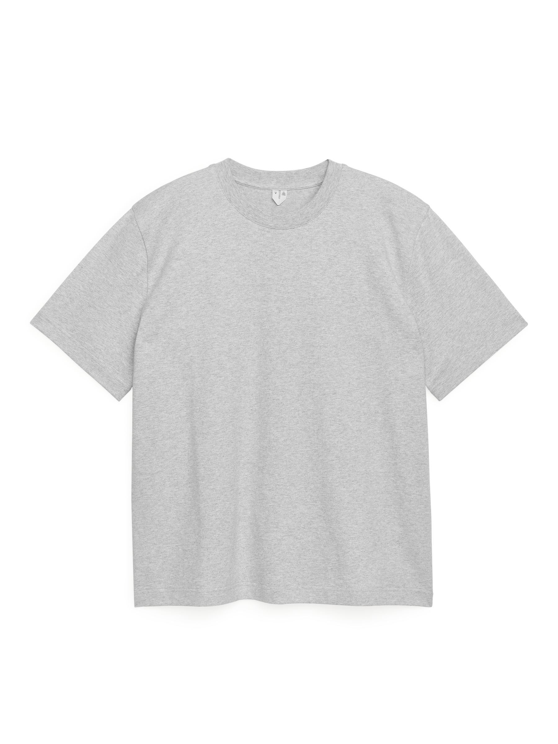 Camiseta de alto gramaje - Grey Melange - Corte estándar - Men - StillMedia/DescriptiveStillLife - 1