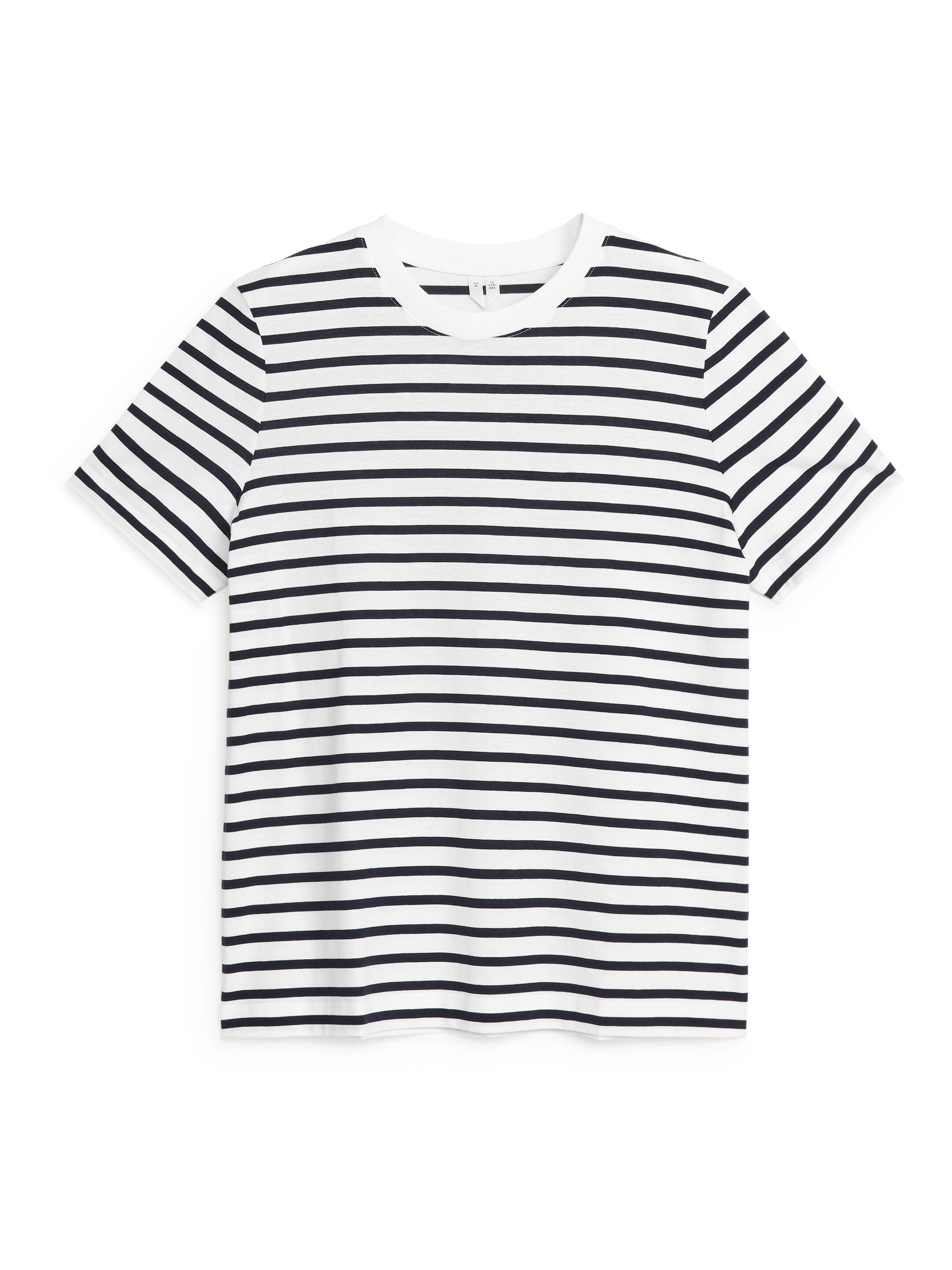 Преглед на по-голямо изображение: Тениска LILY Signature - Бяло/Синьо - ЖЕНИ | H&M BG 1