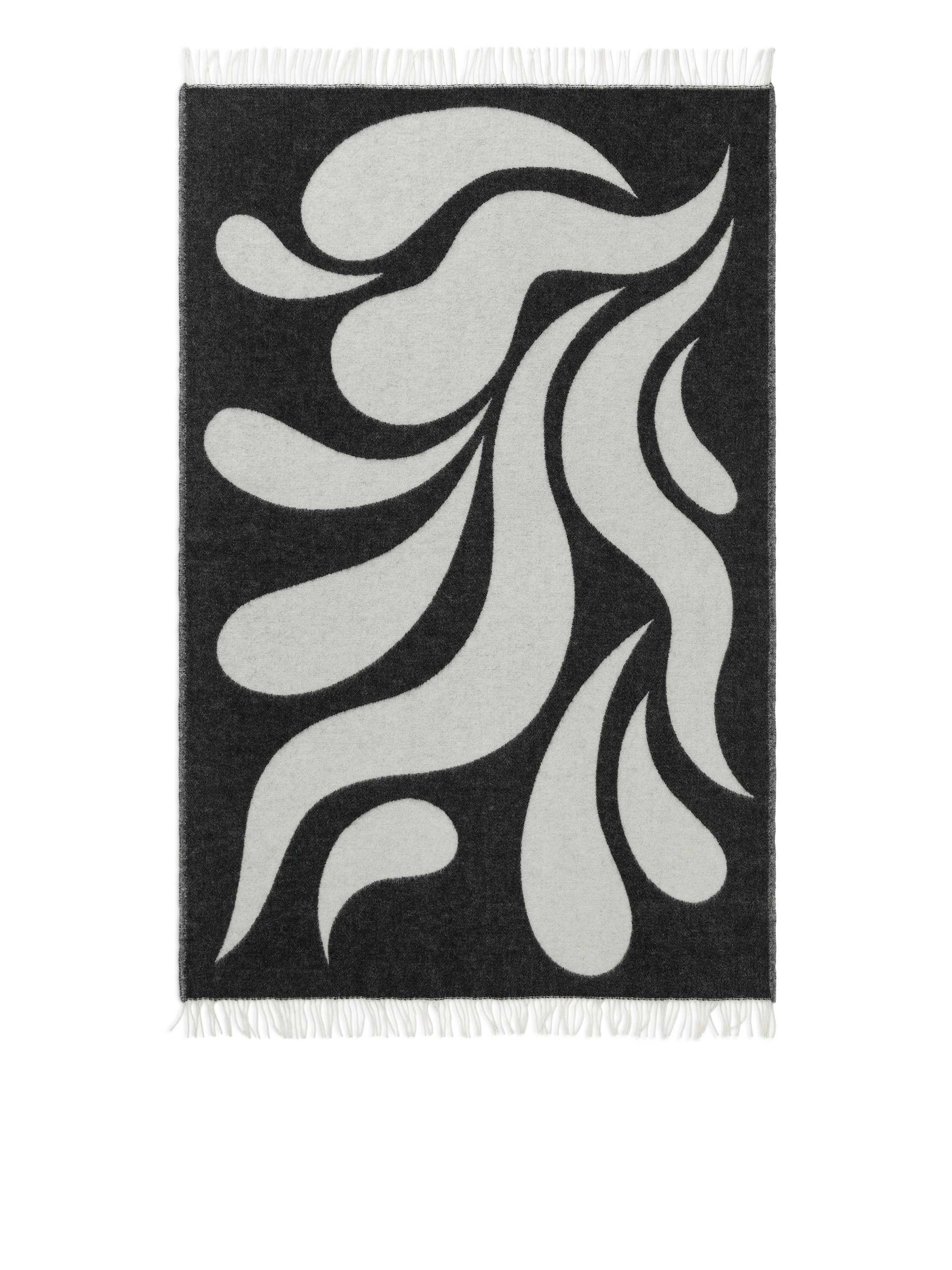 Klippan Wool Blanket - White/Black - Homeware - StillMedia/DescriptiveStillLife - 3