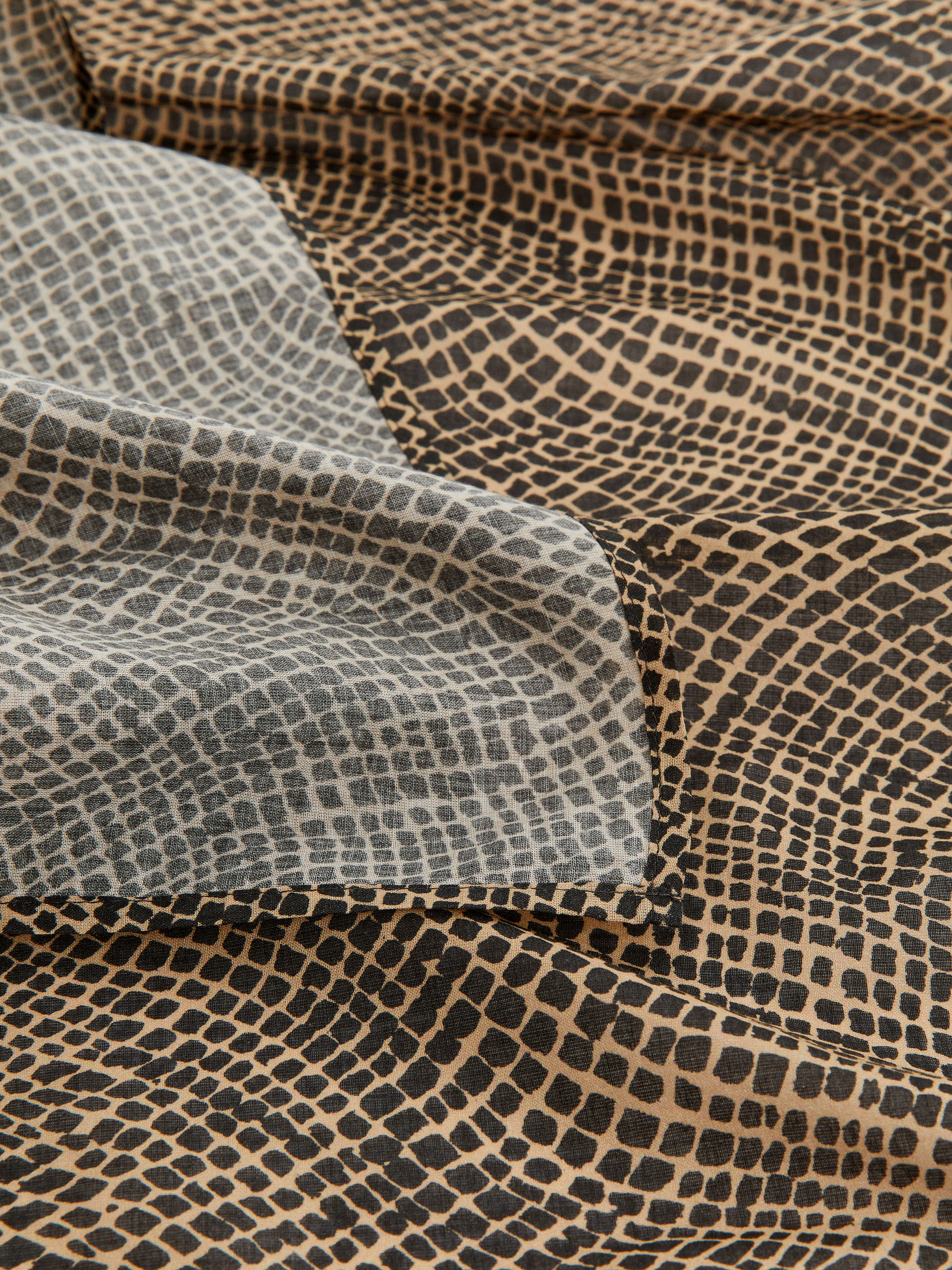 Pareo de gasa de algodón - Beige/cocodrilo - Women - StillMedia/DescriptiveDetail - 2