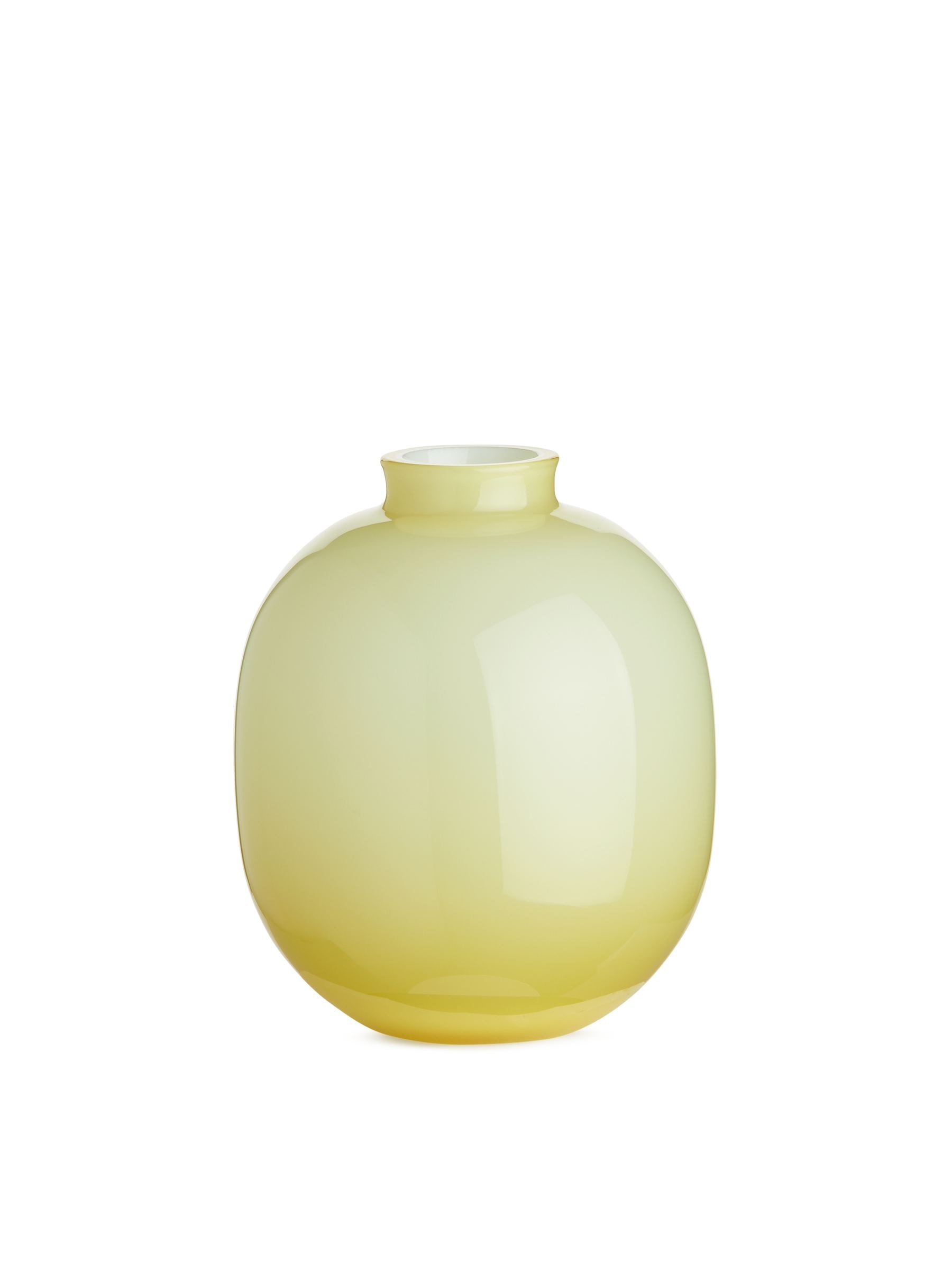 Feine Glasvase, 9  cm - milchig gelb - Haushaltswaren - StillMedia/DescriptiveStillLife - 1