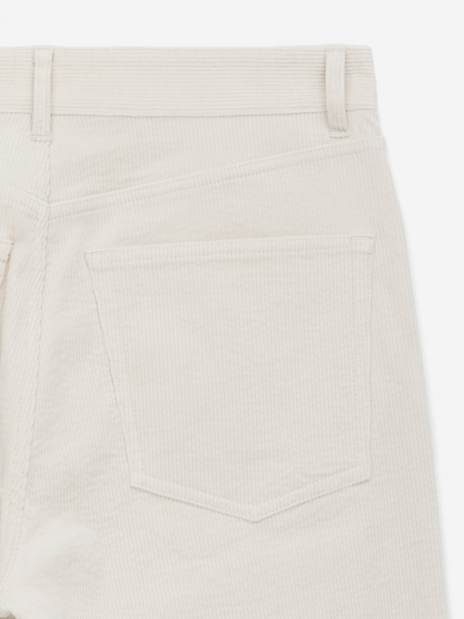 CORAL Wide Cordhose - Cremeweiß - 5