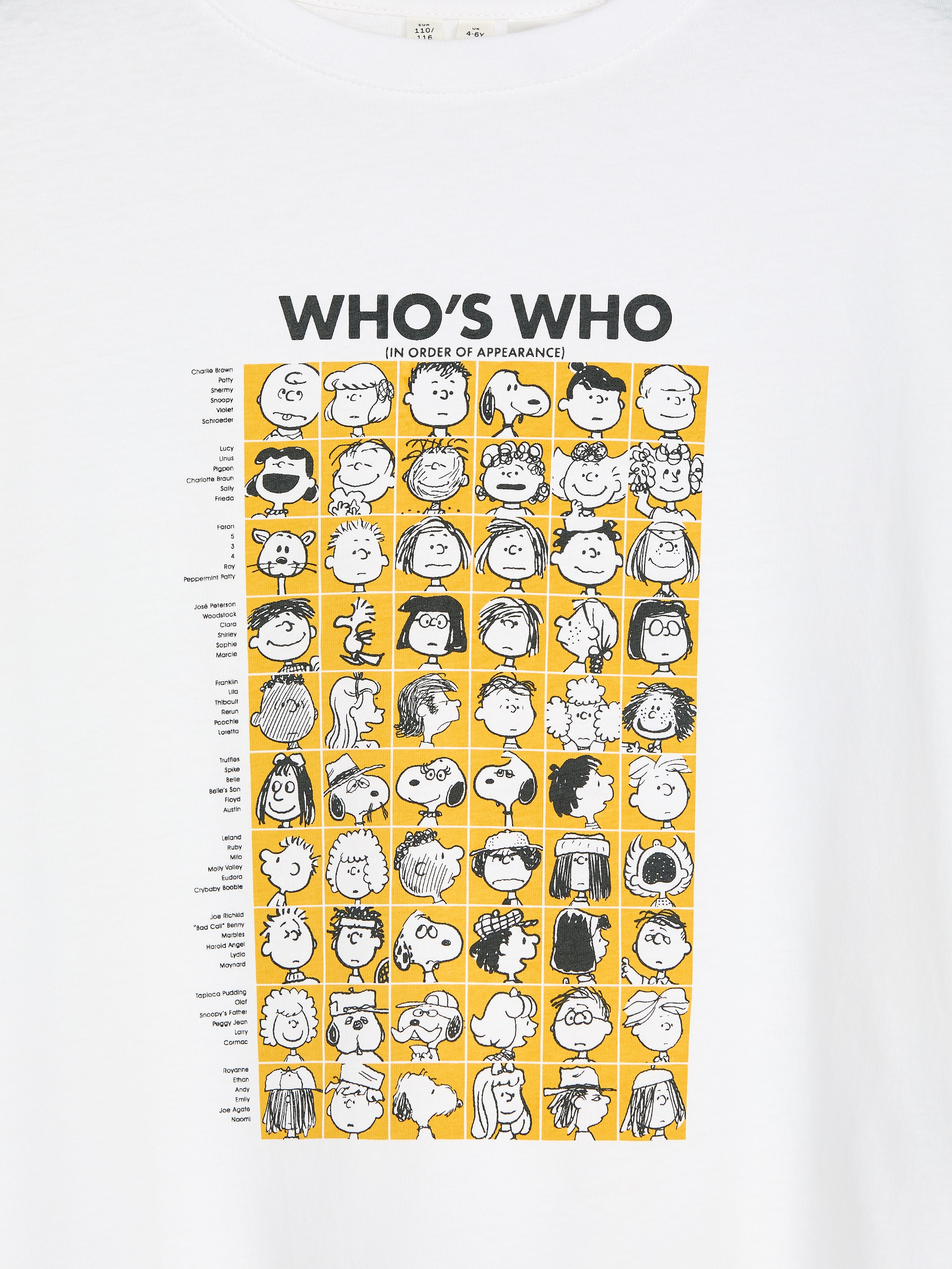 Peanuts T-Shirt - White - Oversized - Children - StillMedia/DescriptiveDetail - 3