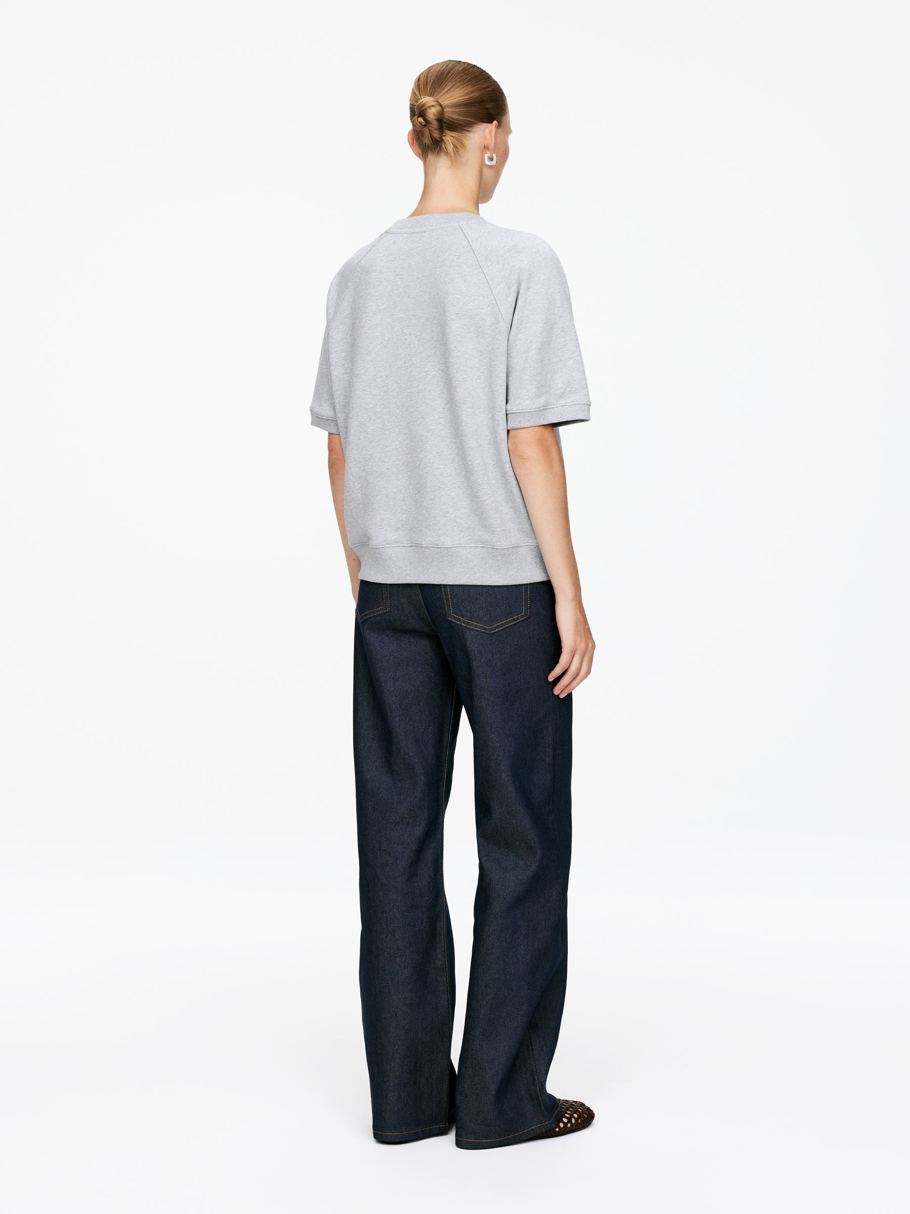 Sweatshirt - Gråmelerad - Regular fit - Women - StillMedia/Lookbook - 8