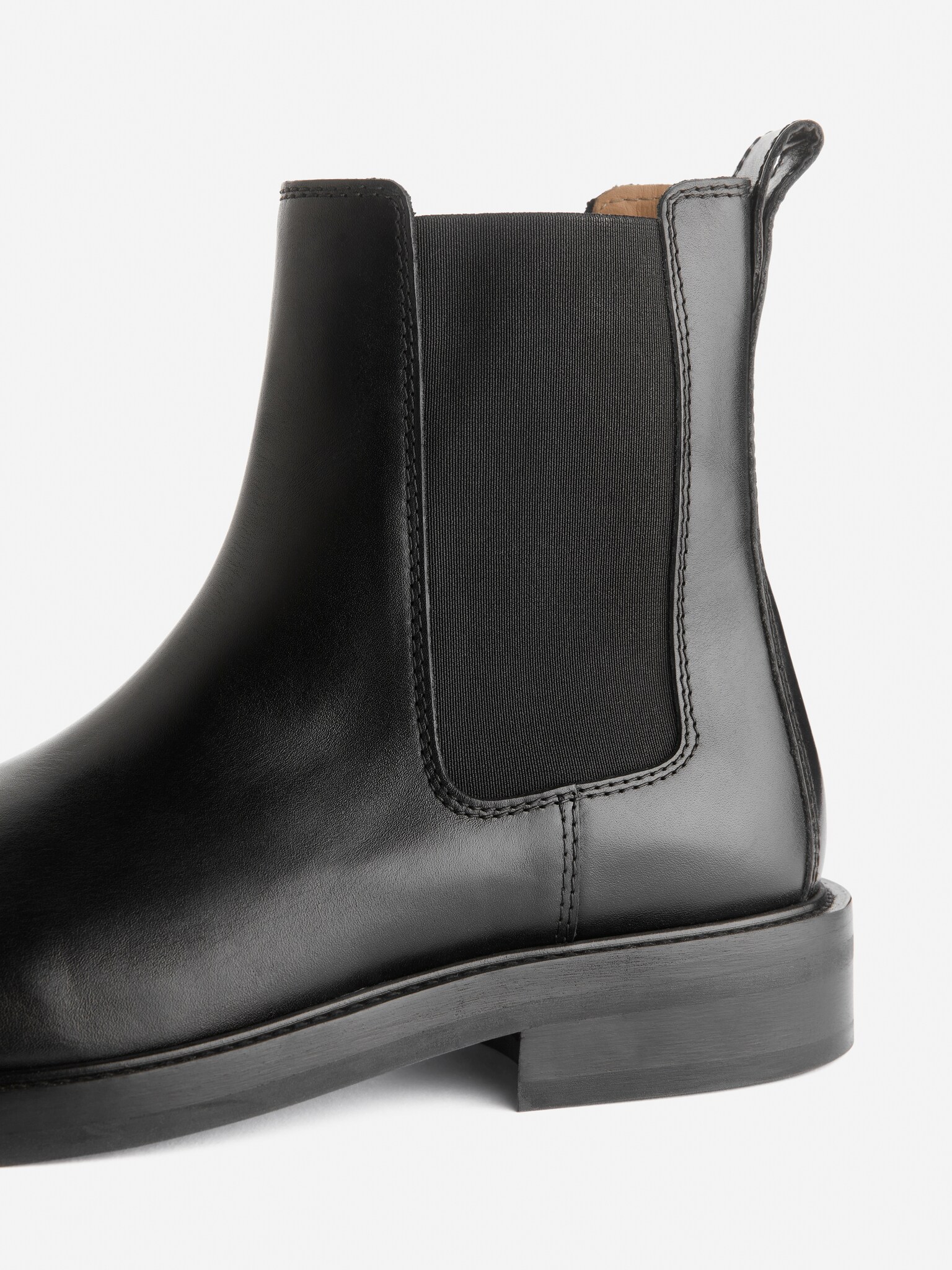 Botas Chelsea de piel - Negro - 8