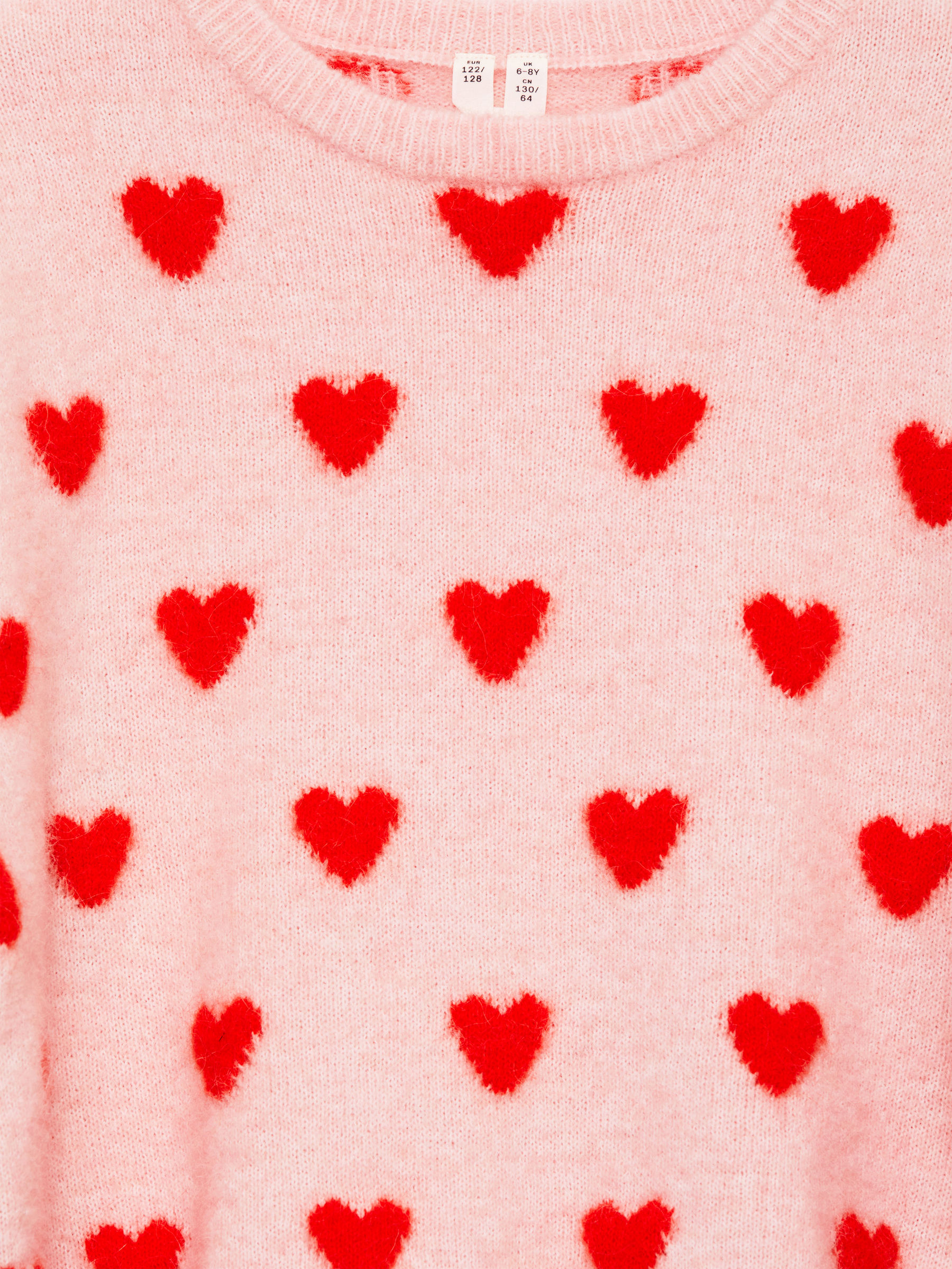 Strickpullover mit Intarsien - Rosa/Herzen - Regular Fit - Kinder - StillMedia/DescriptiveDetail - 3