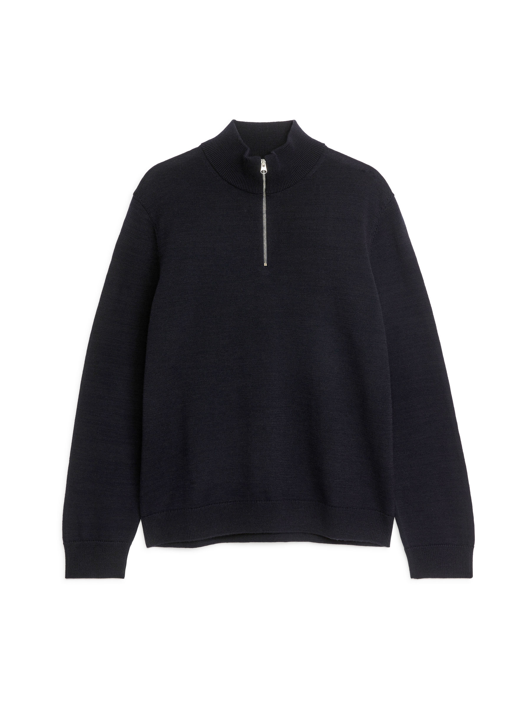 Wollpullover mit halbem Reißverschluss - Dunkelblau - Regular Fit - Herren - StillMedia/DescriptiveStillLife - 1