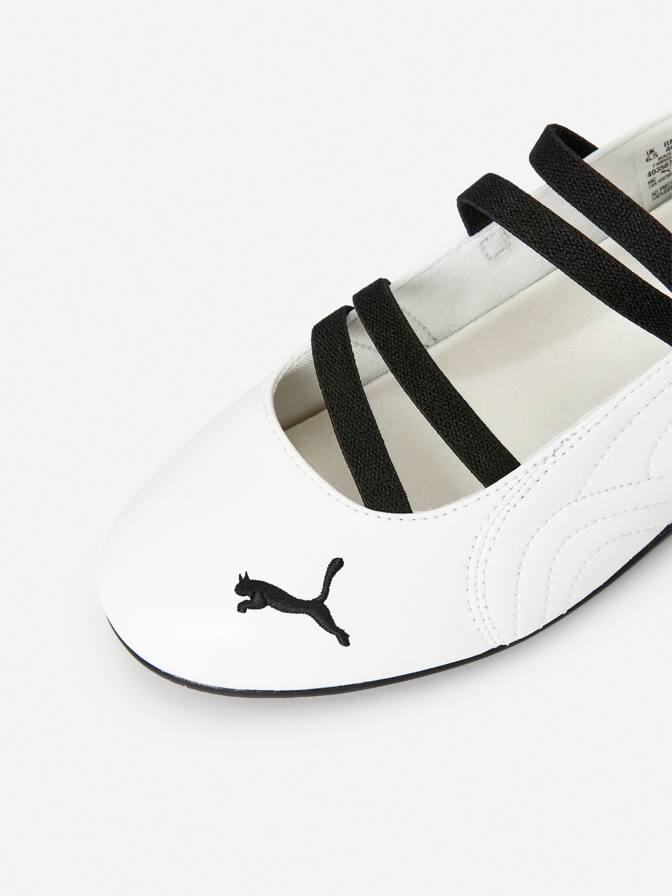 Puma Speedcat Ballet Flats - White/Black - Women - StillMedia/DescriptiveDetail - 5